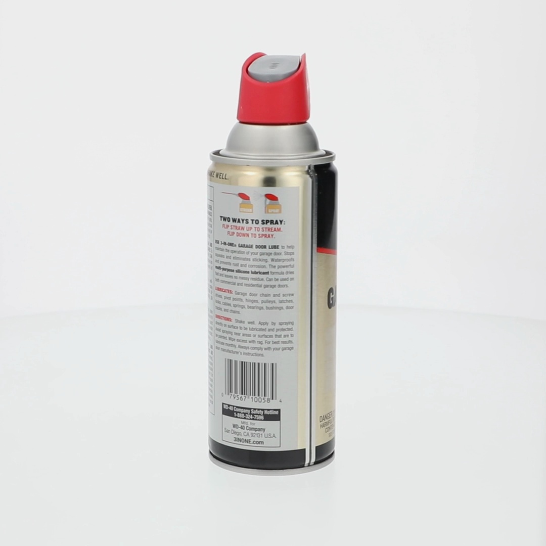 3-IN-ONE Professional Garage Door Lubricant Smart Straw Sprays 2 Ways, 11  oz - Walmart Business Supplies