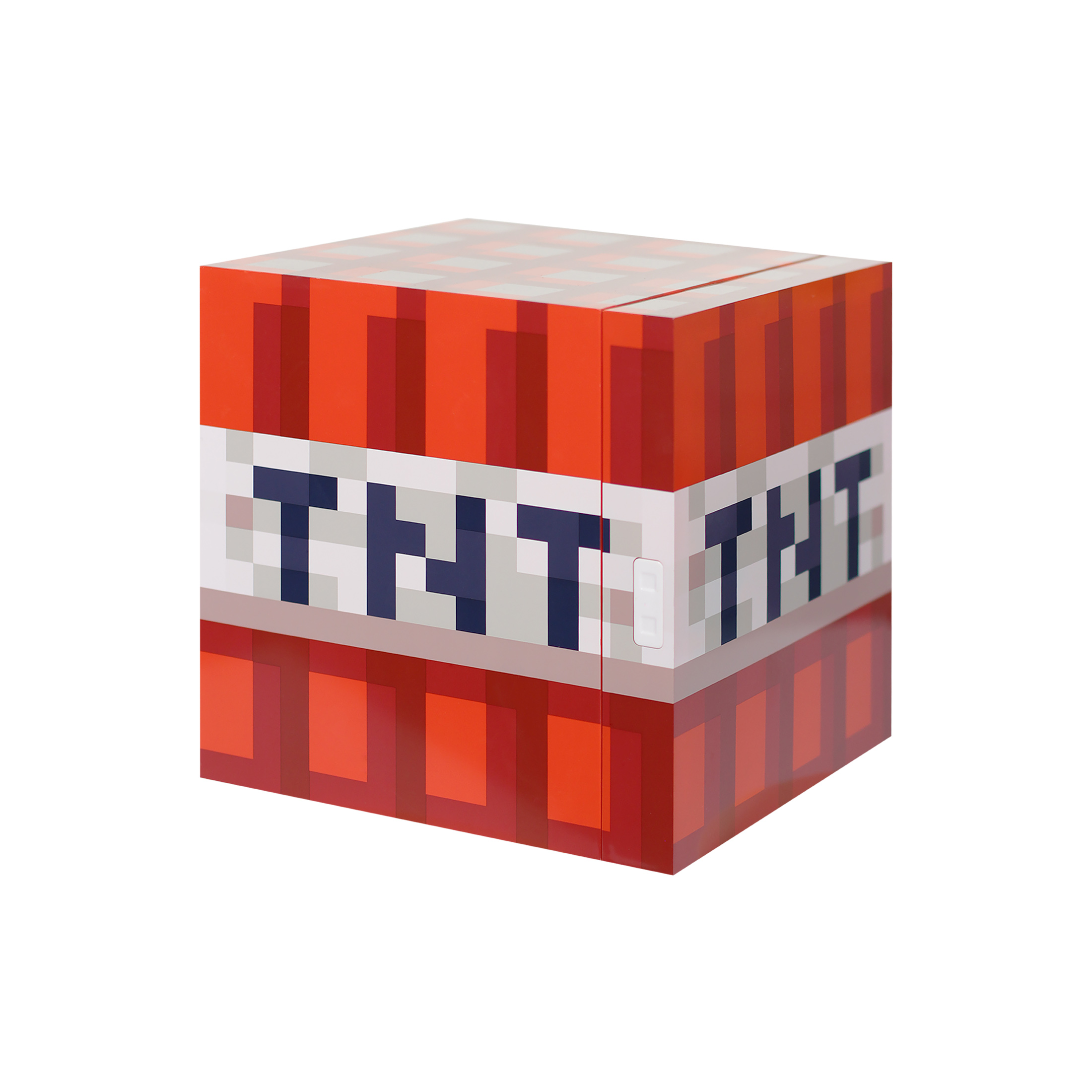 Minecraft Red TNT x9 Can Mini Fridge 6.7L x1 Door Ambient LED Lighting 10.4  in H 10 in W 10 in D