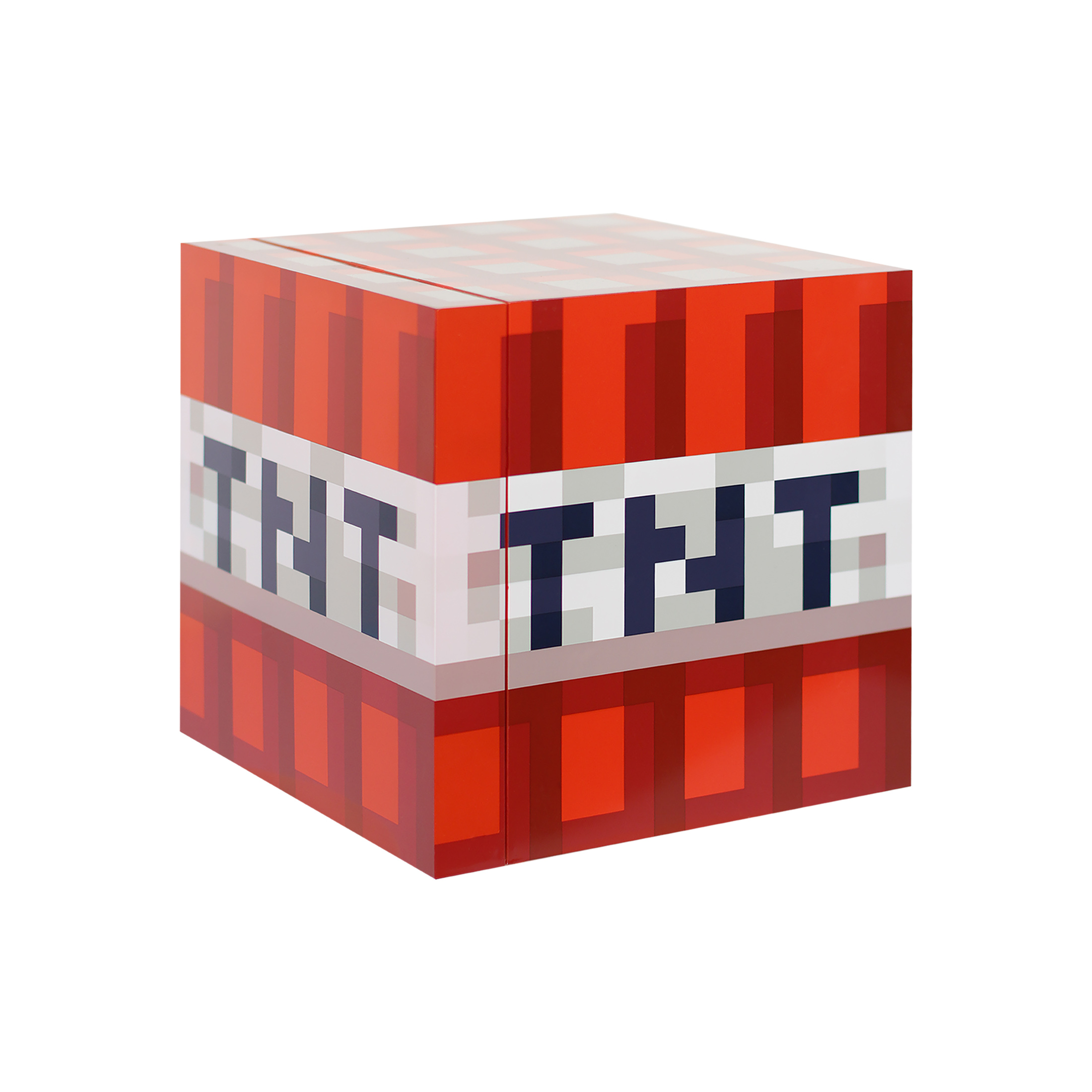 Minecraft Red TNT x9 Can Mini Fridge 6.7L x1 Door Ambient LED Lighting 10.4  in H 10 in W 10 in D