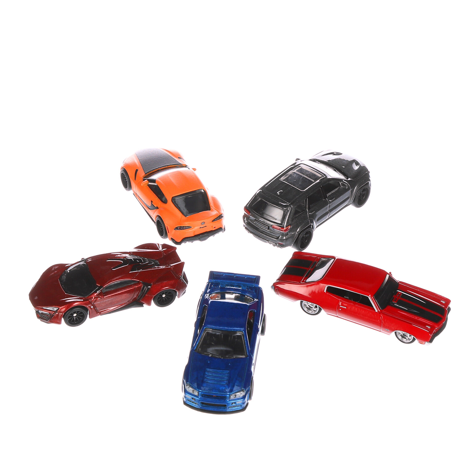 NEW HOT WHEELS FAST & FURIOUS FULL FORCE SET 5 ALL METAL VEHICLES UNOPENED  RARE