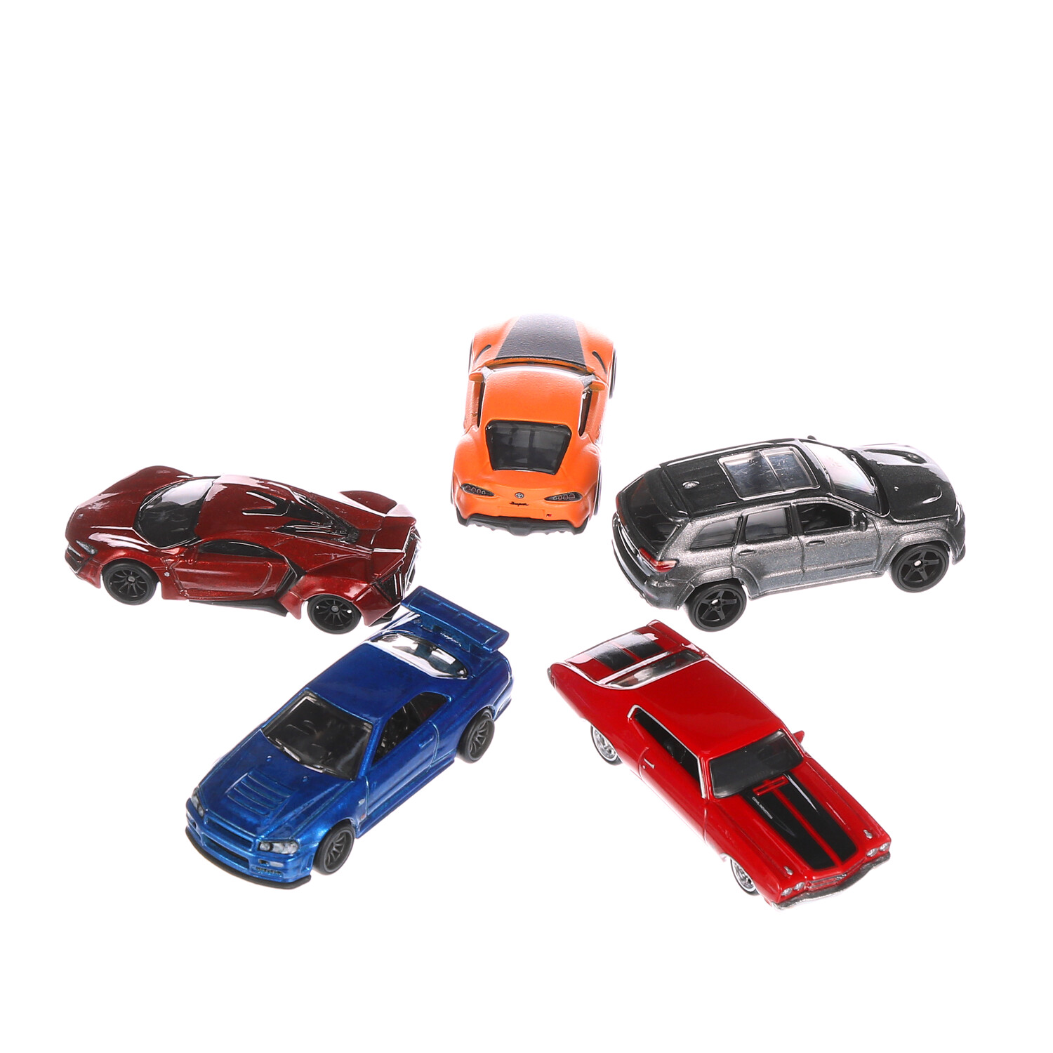 Hot Wheels Fast &, Furious 5-pack 1:64 Scale Veículos Instantâneos  Coleção Carros De Brinquedo Para Fãs De Velozes E Furiosos Presente Idades  3 E - Carrefour