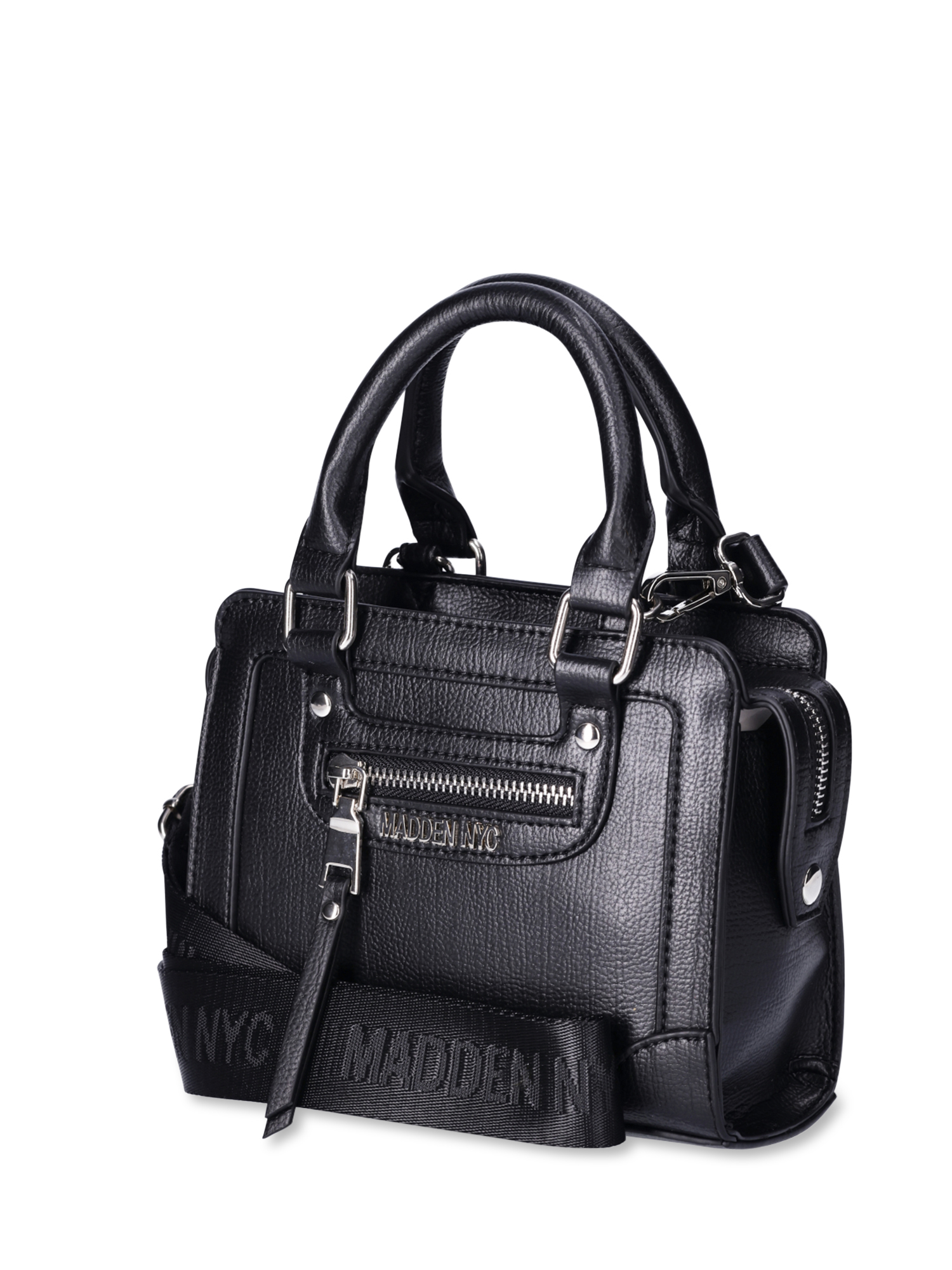 Madden NYC Women's Mini Satchel with Pouch, Black - Walmart.com