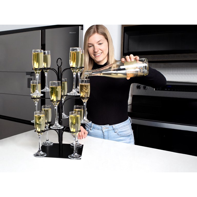 Cocktail Tree Stand For 6 Glasses Awagas 2-Tier Cocktail Tree Stand ...