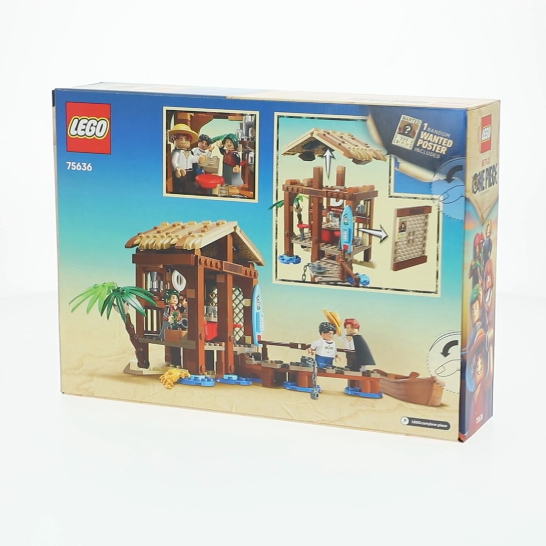 LEGO ONE PIECE Windmill Village Hut Building Set, 299 Pieces, Ages