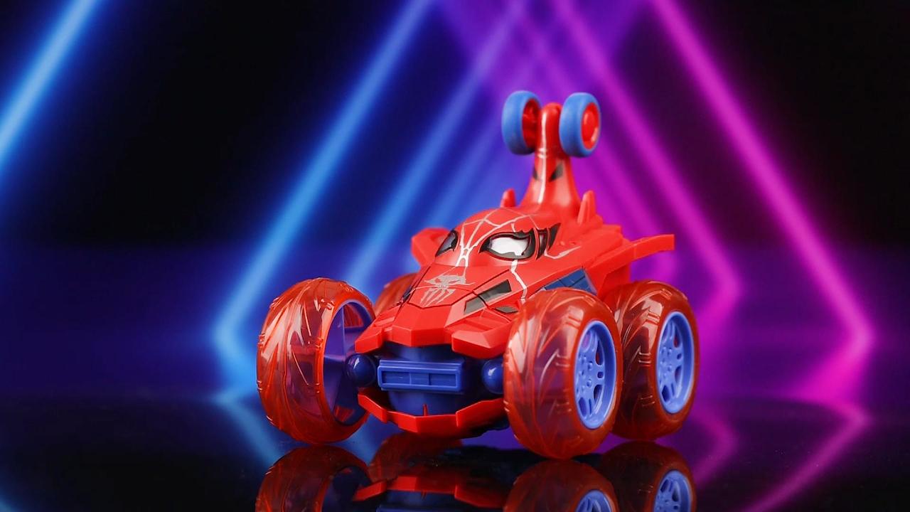 thumbnail video image 2 of Remote Control Car for Kids, 2.4GHz RC Stunt Cars 360° Spinning RC Cars, Birthday Gifts for 3-12 Year Old Boys, Car Toys for 3 4 5 6 7 8 9 10 Year Old Boys, 2 of 9