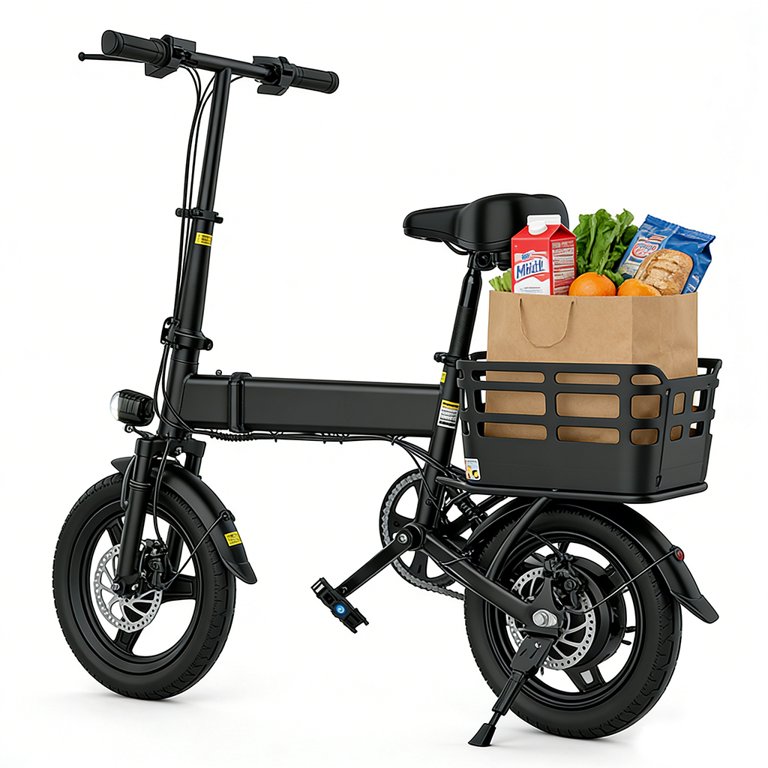 biria electric bicycle Biria Glide Fat Tire Folding Electric Bike  750W, 75 Mi, Blue