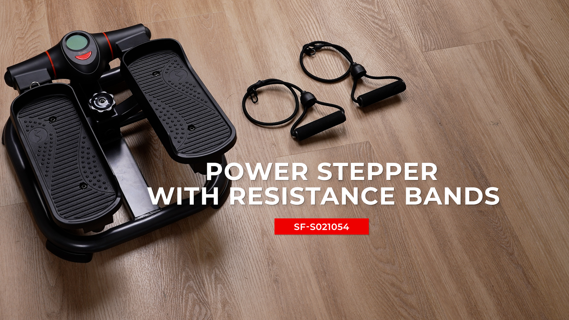 thumbnail video image 2 of Sunny Health & Fitness Heavy Duty Stair Stepper Machine, 330 LB Capacity with FREE SunnyFit® App, 2 of 8