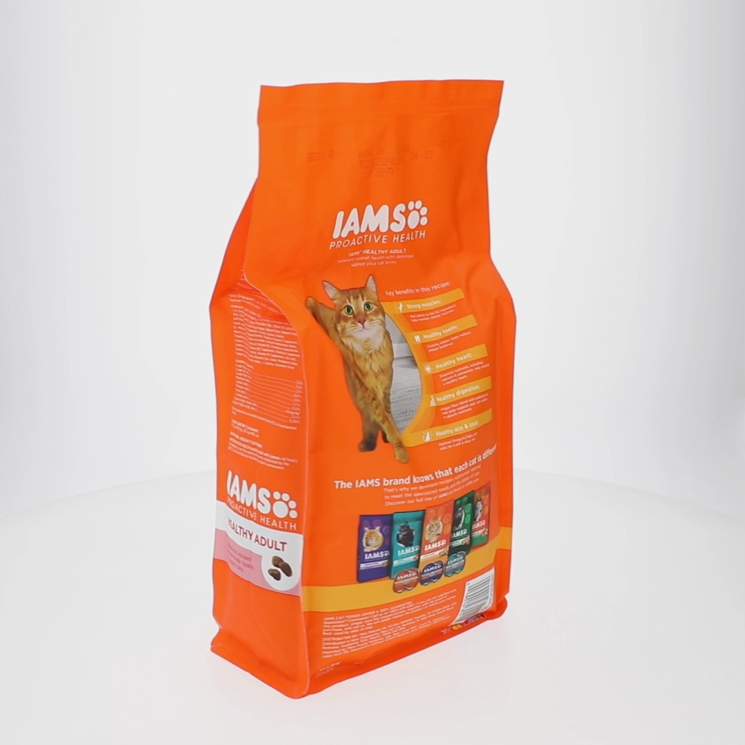 IAMS, Dry Cat Food, 3.5 Lb Bag, Salmon Formula for Adult Cats