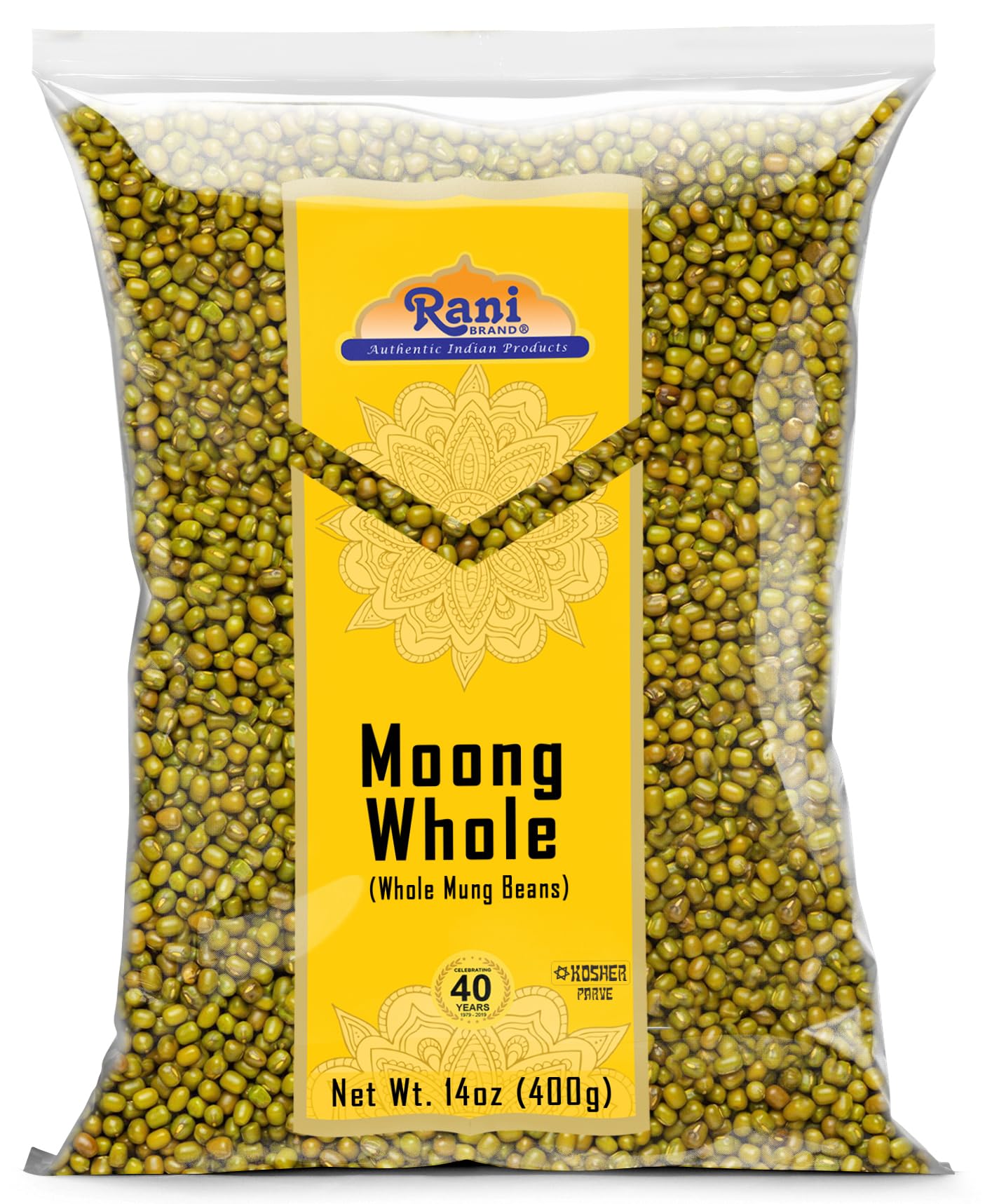 thumbnail video image 2 of Rani Moong Whole (Ideal for cooking & sprouting, Whole Mung Beans with skin) Lentils Indian 14oz (400g) ~ All Natural | Gluten Friendly | Non-GMO | Kosher | Vegan | Indian Origin, 2 of 10