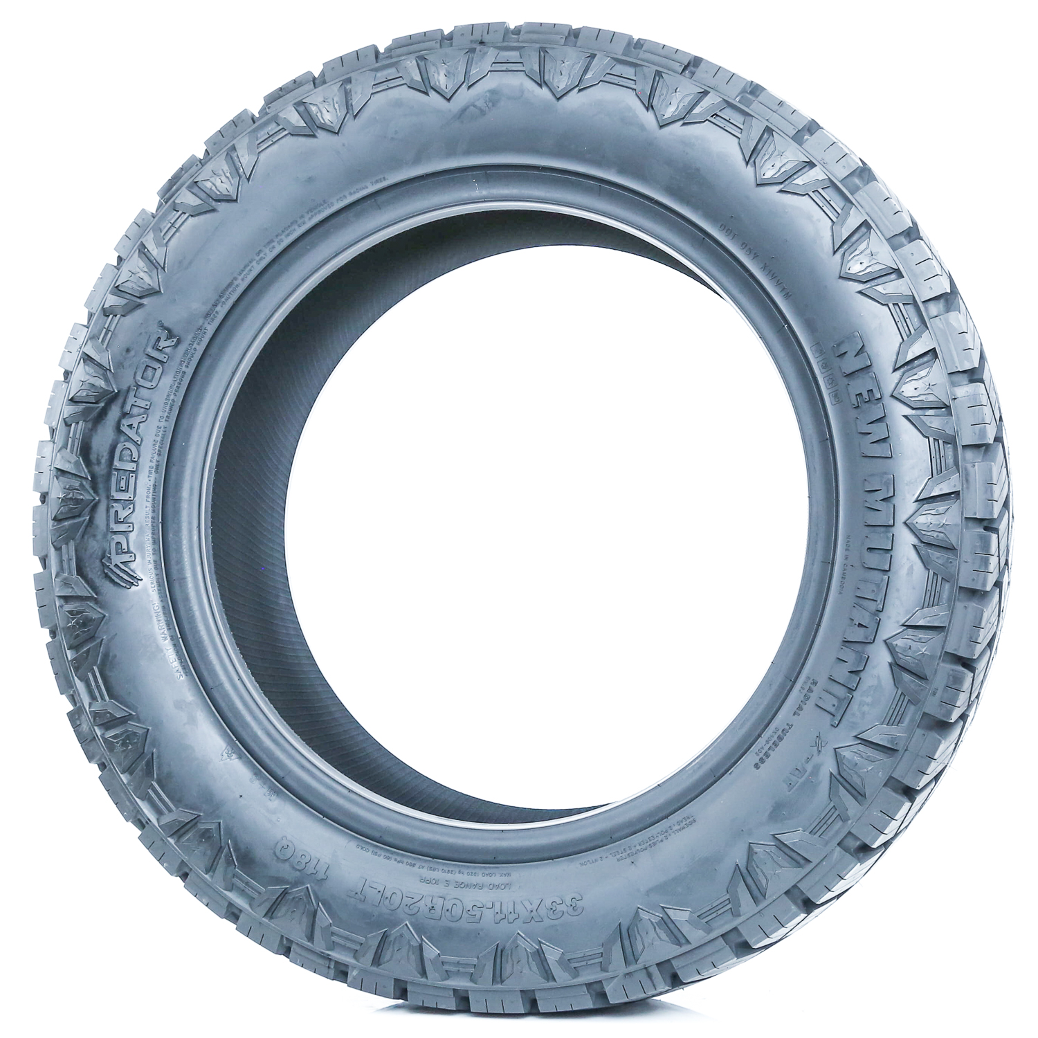 Tire Predator New Mutant X-AT LT 33X11.50R20 Load E 10 Ply