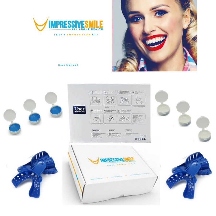 thumbnail video image 2 of Dental Impression Mold Kit Home DIY All Included for Retainer Grillz Aligners Dentures (4 Trays), 2 of 10