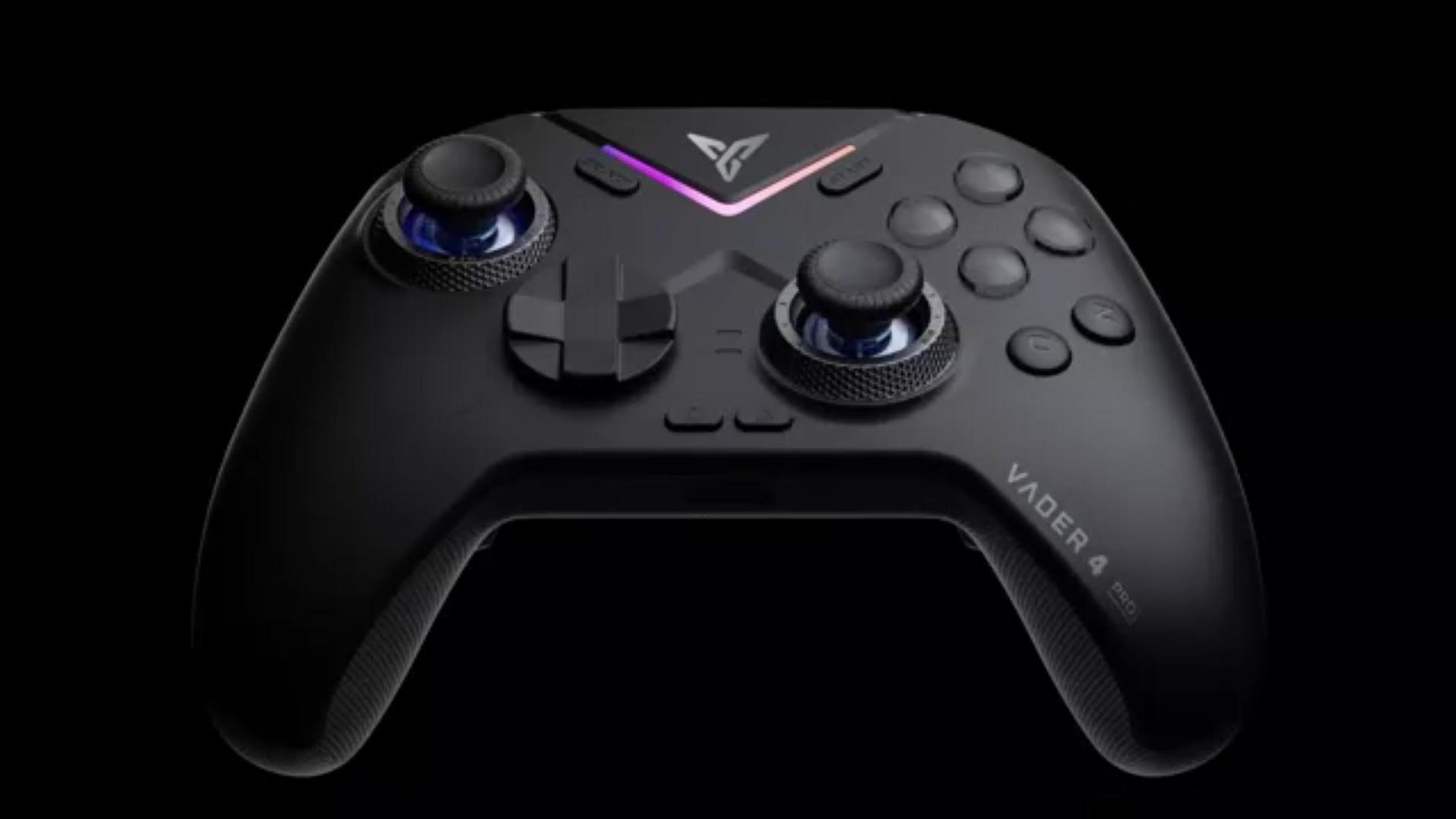 MINIXPC Vader 4 Pro Wireless Gaming Controller, Hall Rocker, RGB
