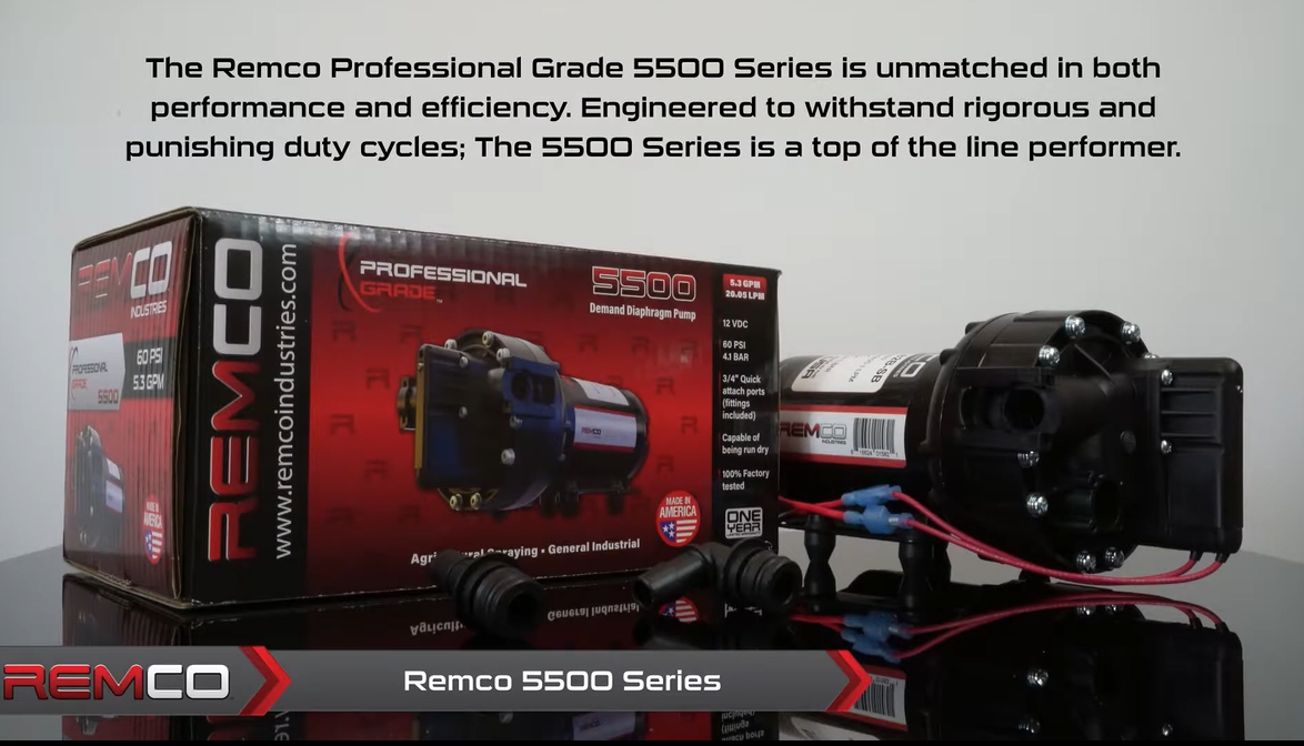thumbnail video image 2 of Barndoor Ag Remco 5537-1E1-82B 4.0 GPM Demand Water Pump, 2 of 6
