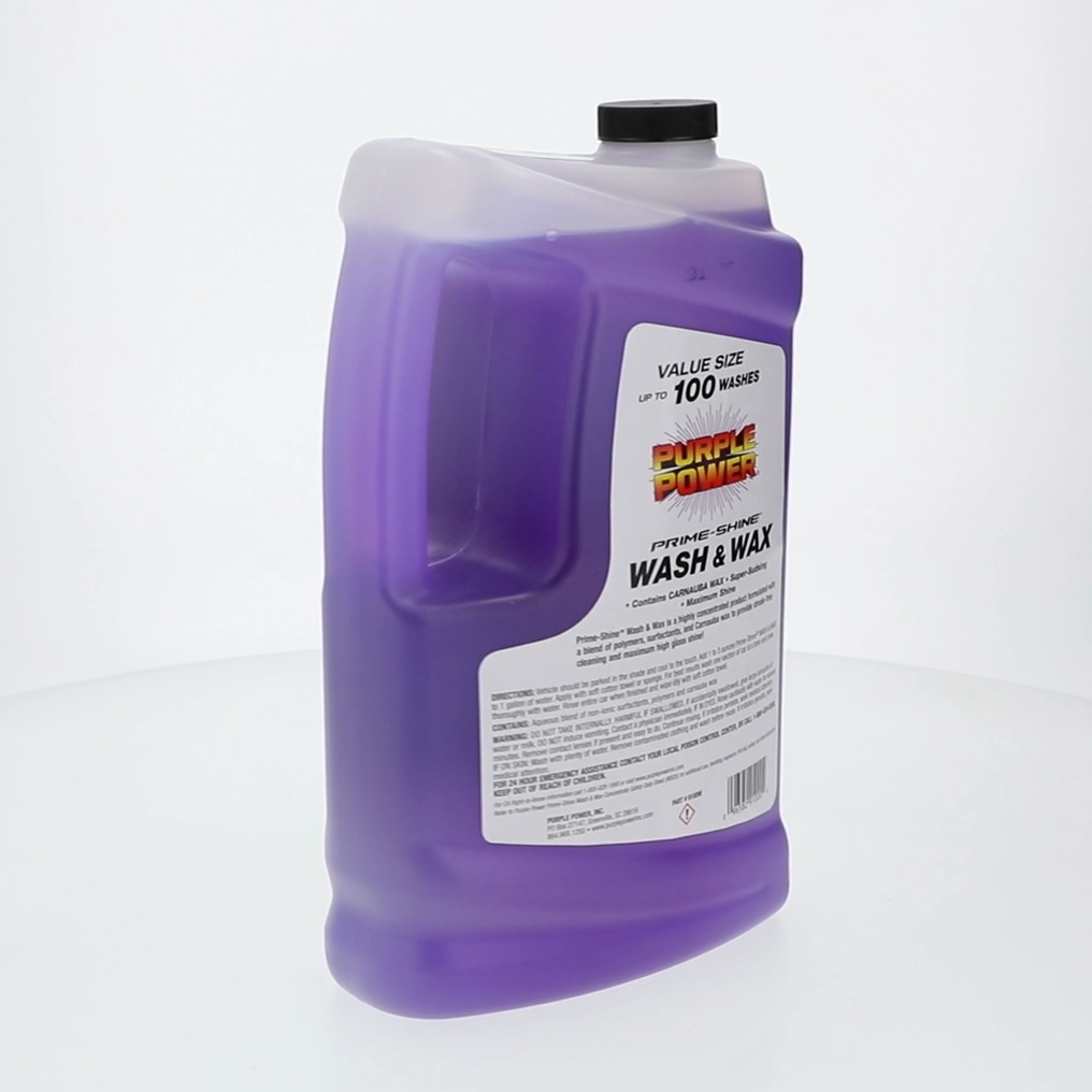 2 pack) Purple Power Wash & Wax 100 oz Automotive Cleaner with