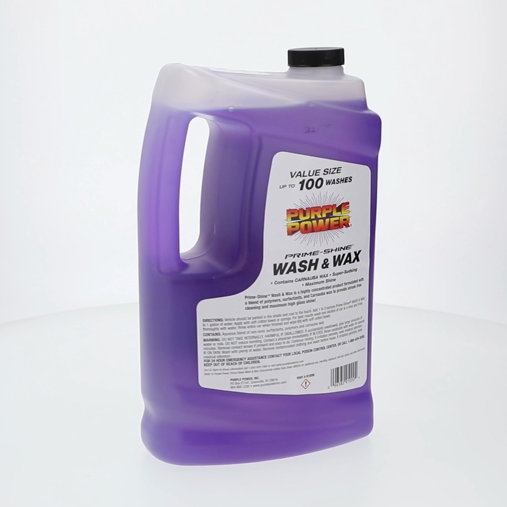 4 pack) Purple Power Wash & Wax 100 oz Automotive Cleaner with