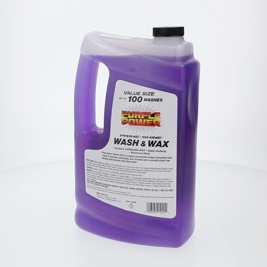 Purple Power Wash & Wax 100 oz Automotive Cleaner with Carnauba