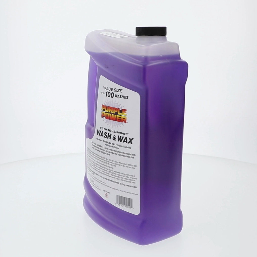 Purple Power Wash & Wax 100 oz Automotive Cleaner with Carnauba