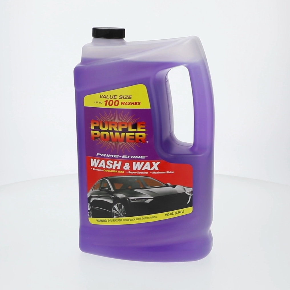 Purple Power Wash & Wax 100 oz Automotive Cleaner with Carnauba