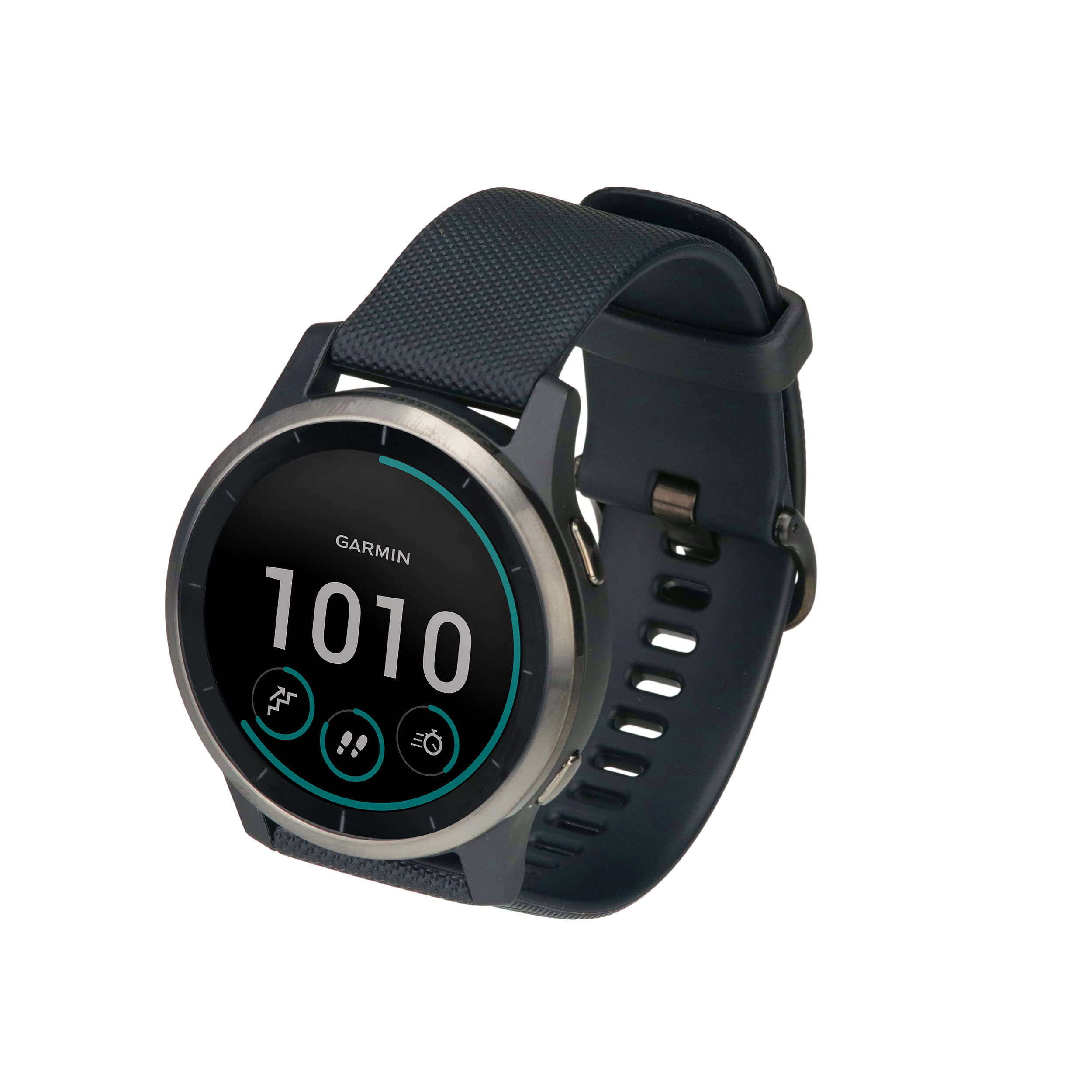 Garmin Vivoactive 4 GPS Smartwatch - Silver with Gray Band