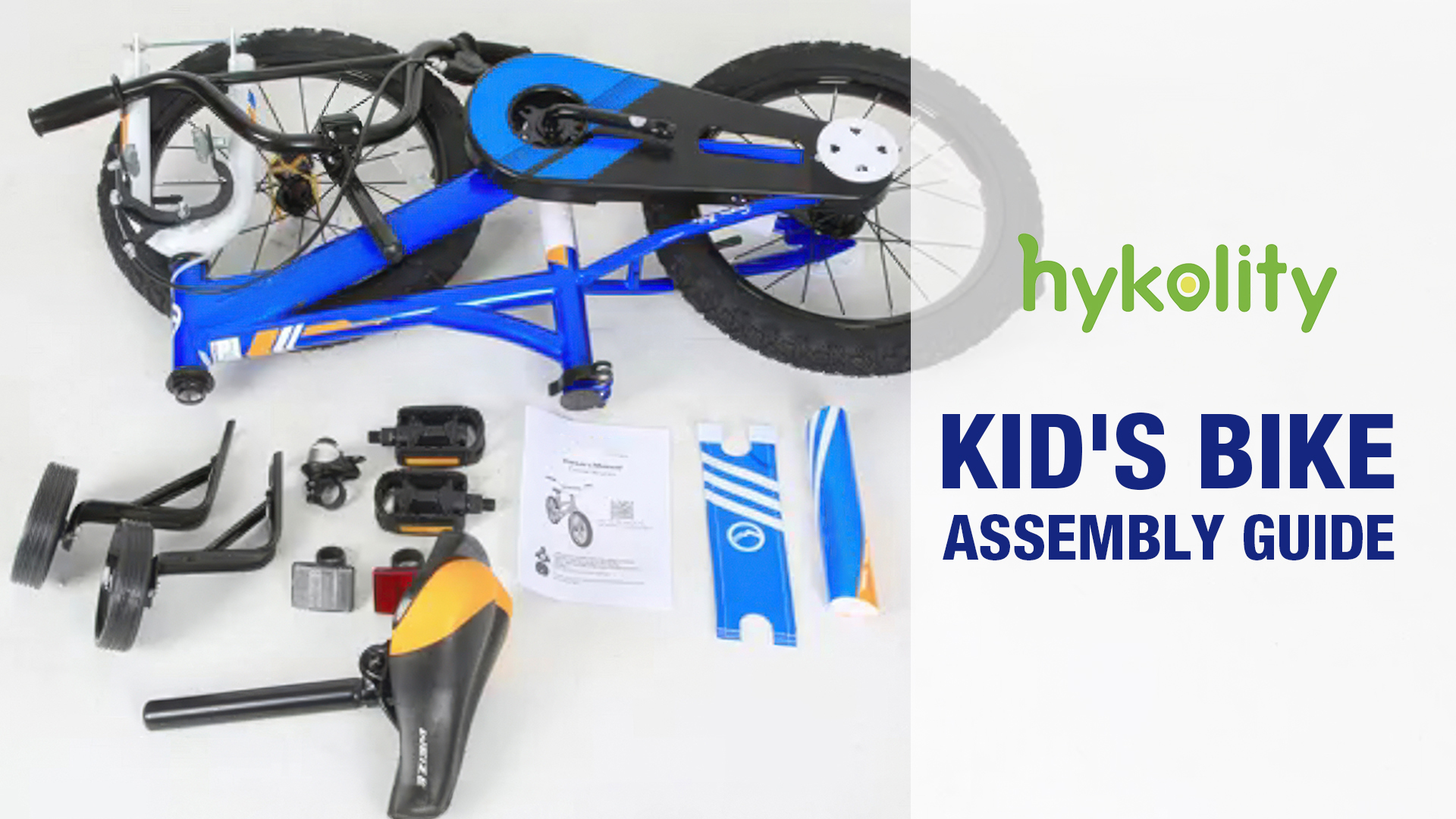 thumbnail video image 2 of hykolity 20" Kids Bike Boy Bicycle for 7-13 Years Old Children Height 48-62 inch Cycling Coaster Brakes Outdoor Sport Bikes Blue, 2 of 7