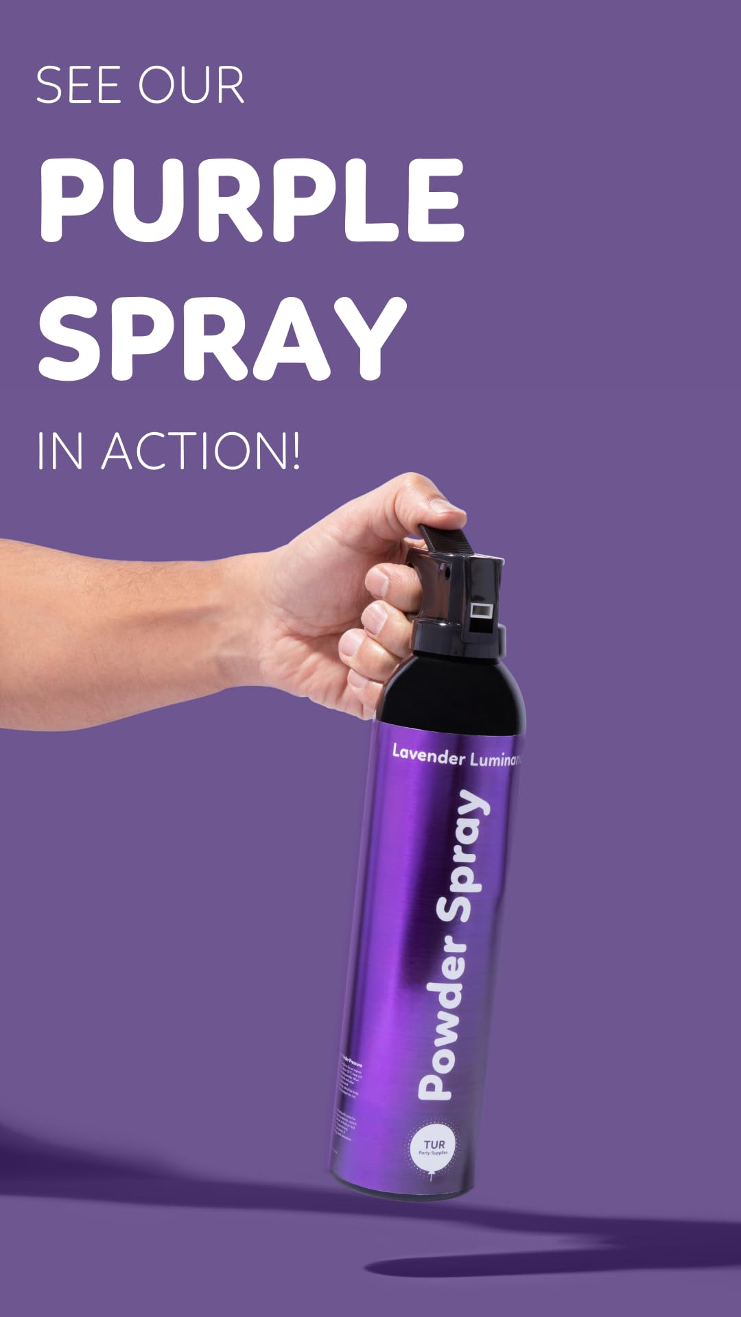 Purple Color Powder Spray Cannon – Biodegradable Fire Extinguisher ...