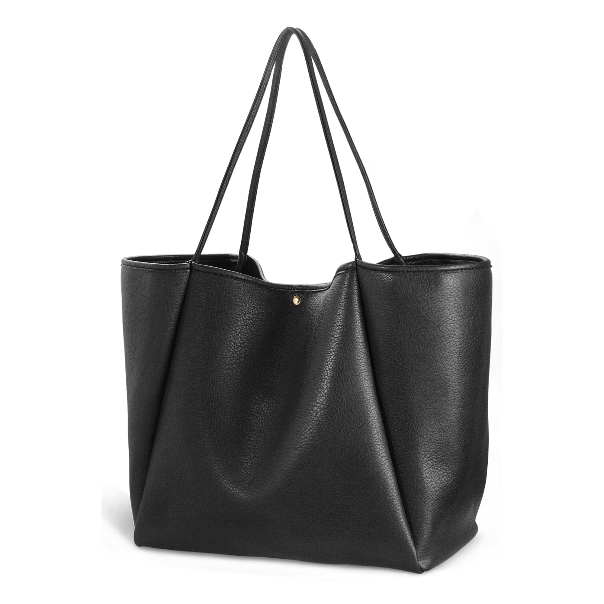 thumbnail video image 2 of Formypet Oversize Pu Leather Tote Women Weekender Bag Shopper Handbag Travel Purse, 2 of 7