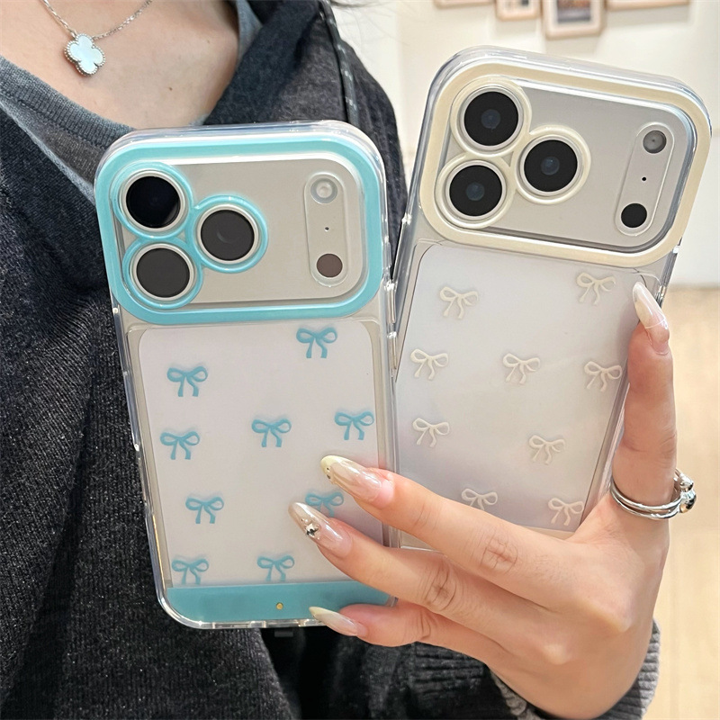 thumbnail video image 2 of LED Bowknot Phone Case Light up Features a Charming Hollow Butterfly Knot, Sound-Activated Glow Compatible with iPhone 11/12/13/14/15/16/17 Pro/Pro Max, 2 of 7