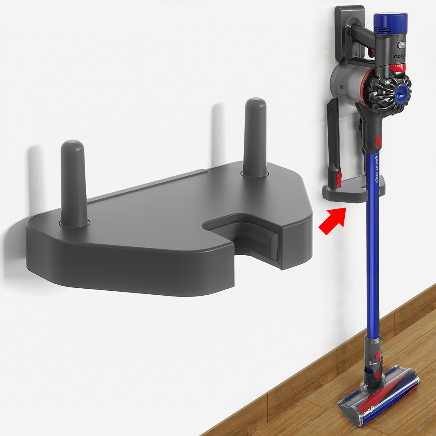 Liboer Vacuum Cleaner Stand, Compatible with Dyson V6 V7 V8 V10