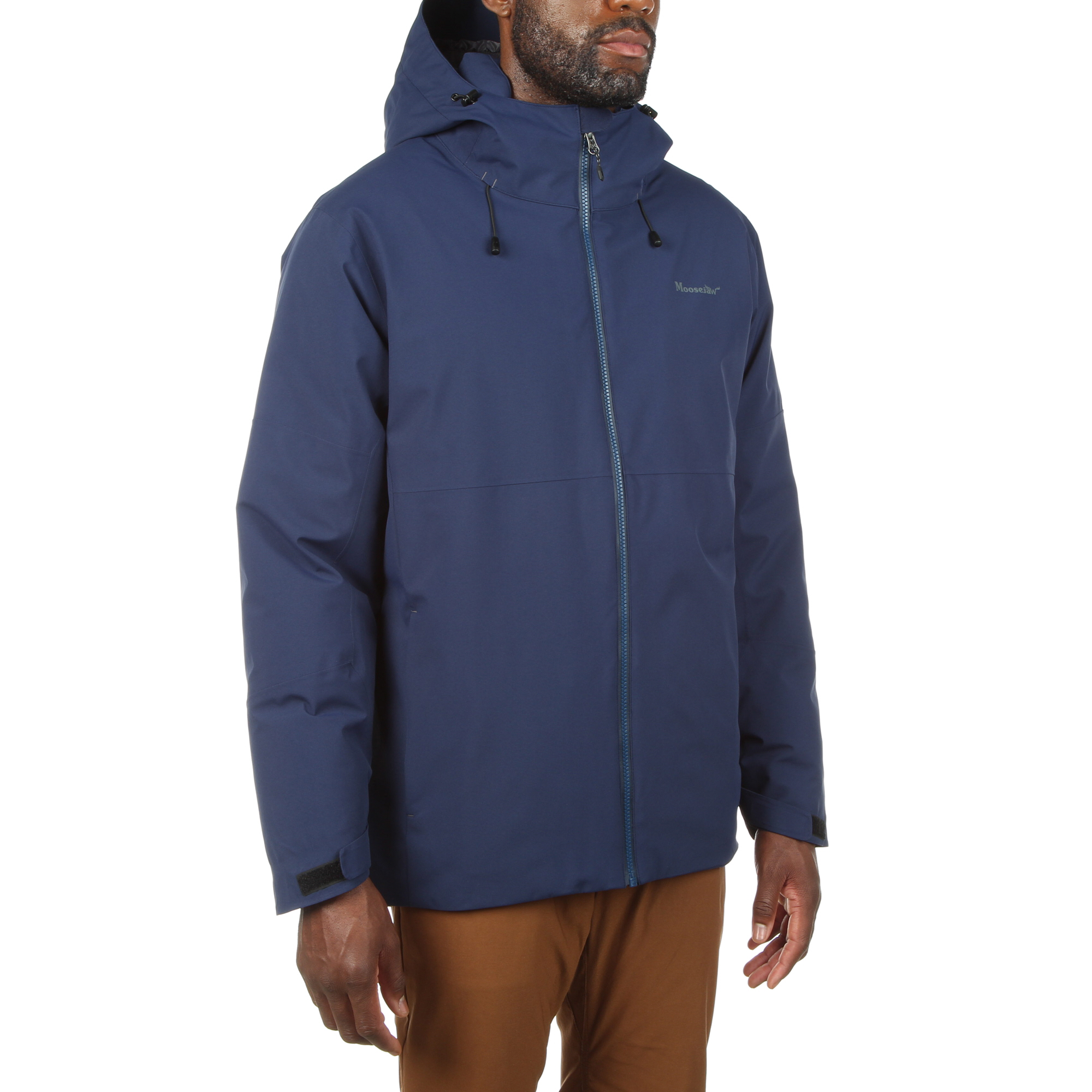 Moosejaw Men's and Big Men's Hooded Insulated Jacket, Up to Size 