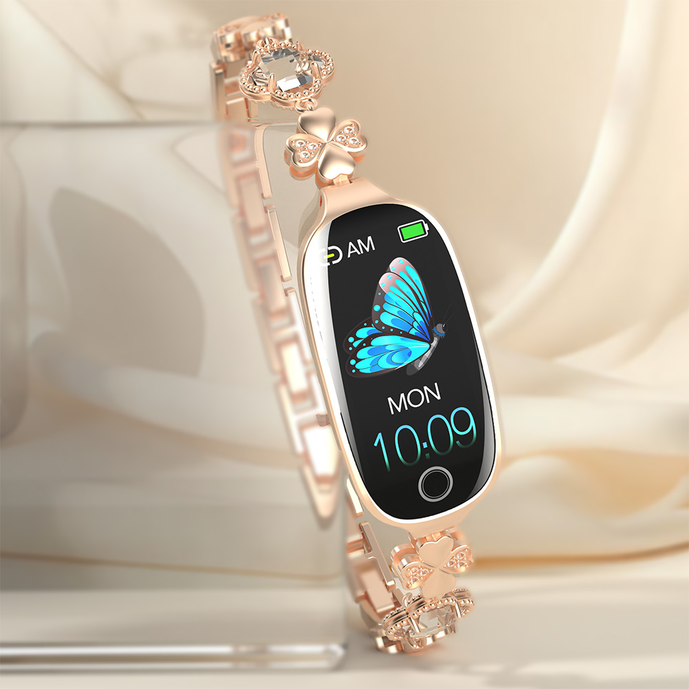 thumbnail video image 2 of Smart Watch for Women with Fitness & Sleep Tracker, Gold, 2 of 8