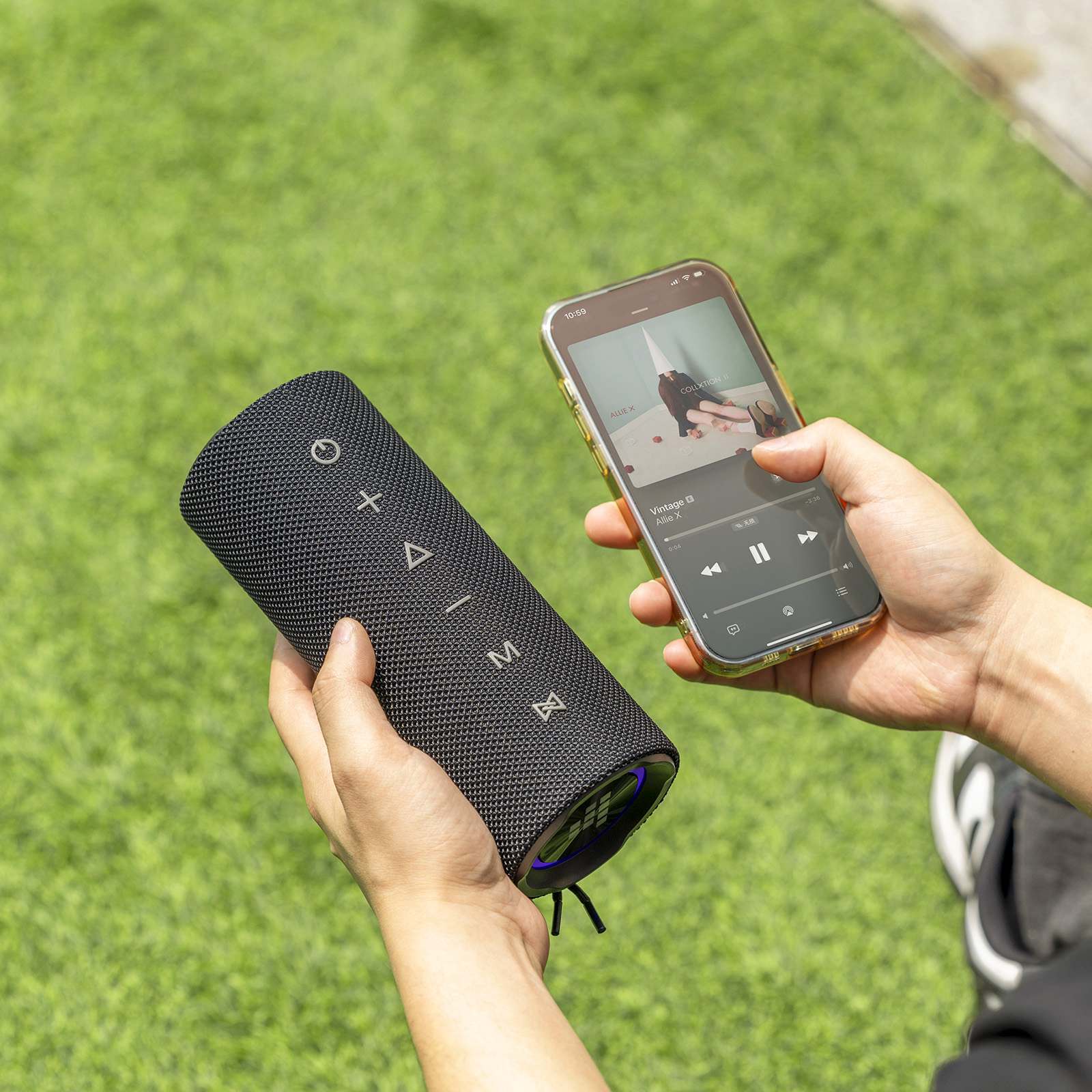 thumbnail video image 2 of Bluetooth Speaker-Tronsmart Mirtune C2 35W (Peak) IPX7 Protable Bluetooth Speaker Black, 2 of 16