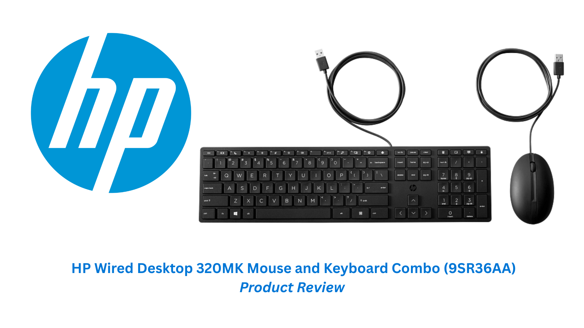 thumbnail video image 2 of HP Slim Keyboard & Mouse Combo Black, 2 of 7