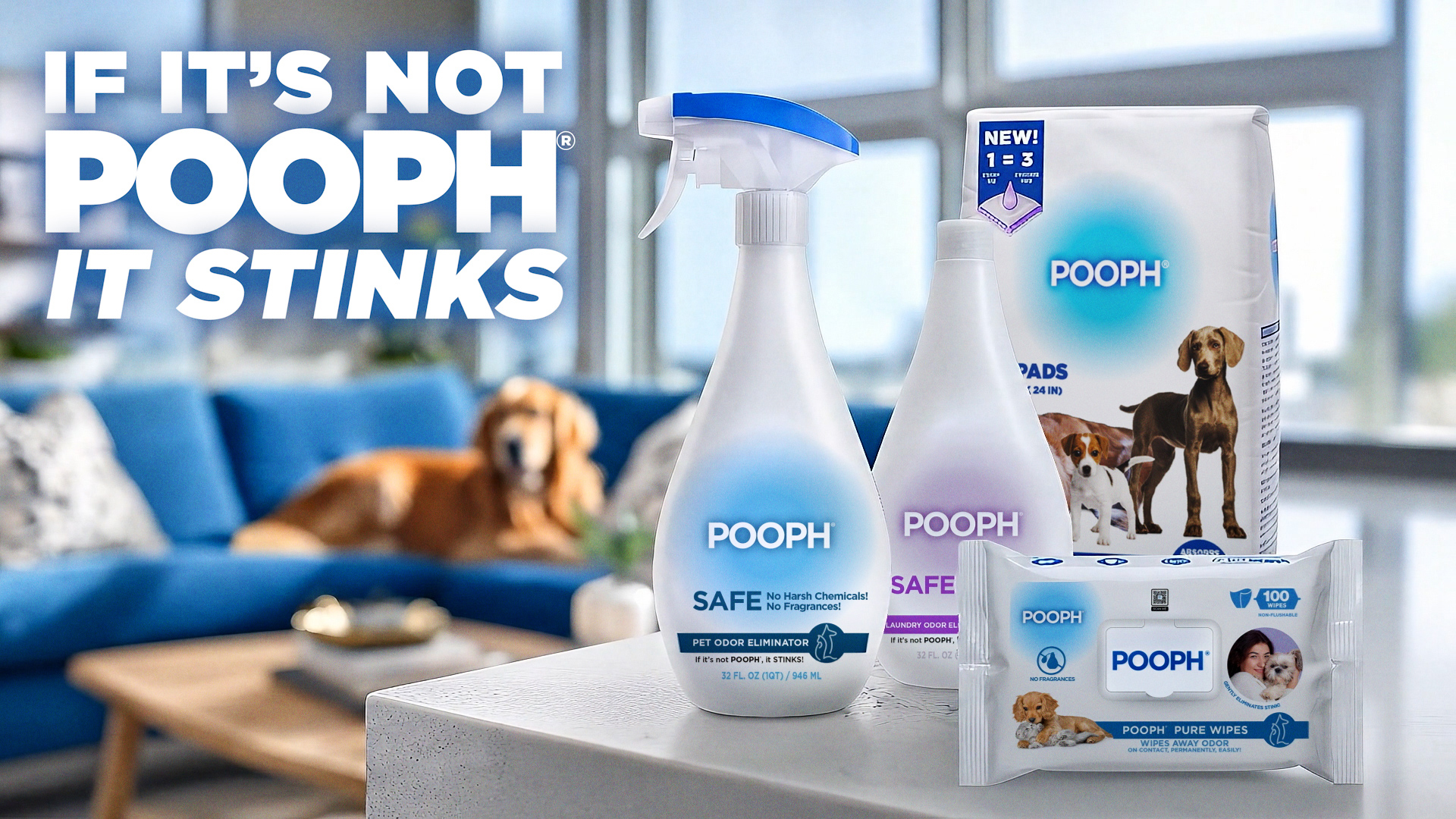 thumbnail video image 2 of Pooph Pure Wipes, 50 Count, 2 of 9