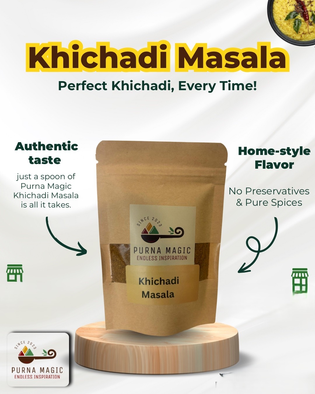 thumbnail video image 2 of Savory Porridge Spice Blend (Khichadi Masala), 50 g, 2 of 5
