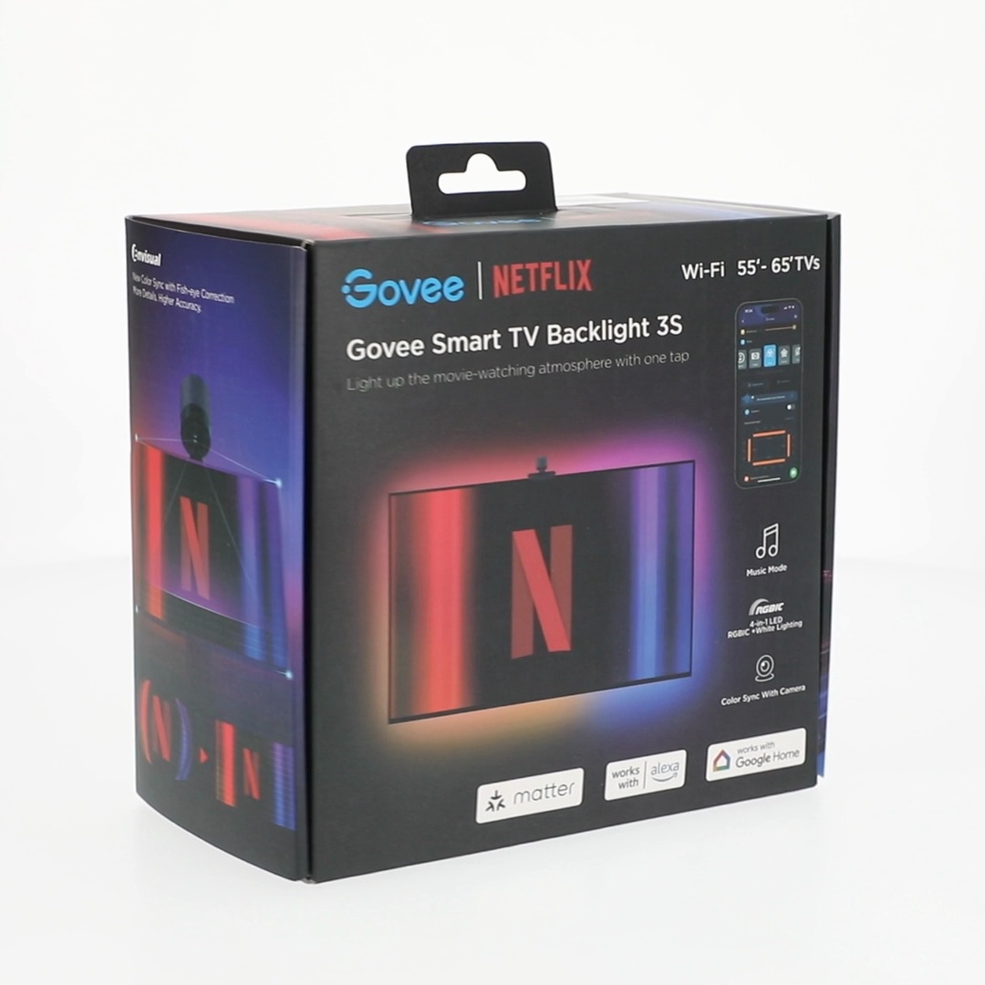 Govee Netflix DreamView T3S Smart TV Backlight (11.8ft) for 55-65