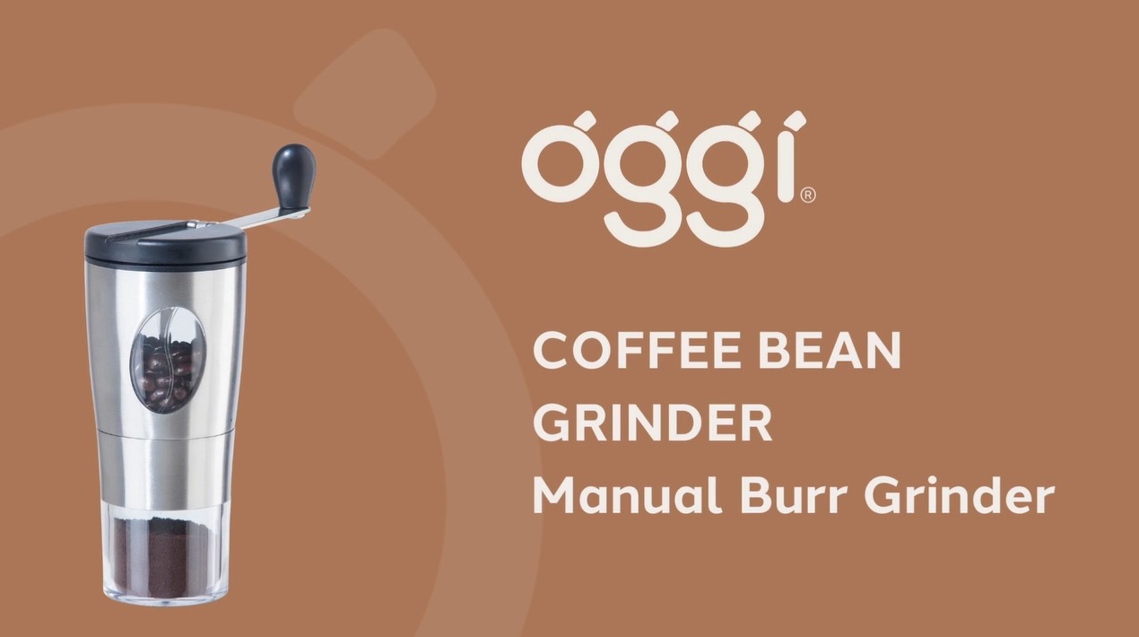 thumbnail video image 2 of Stainless Steel Coffee Grinder, 2 of 8