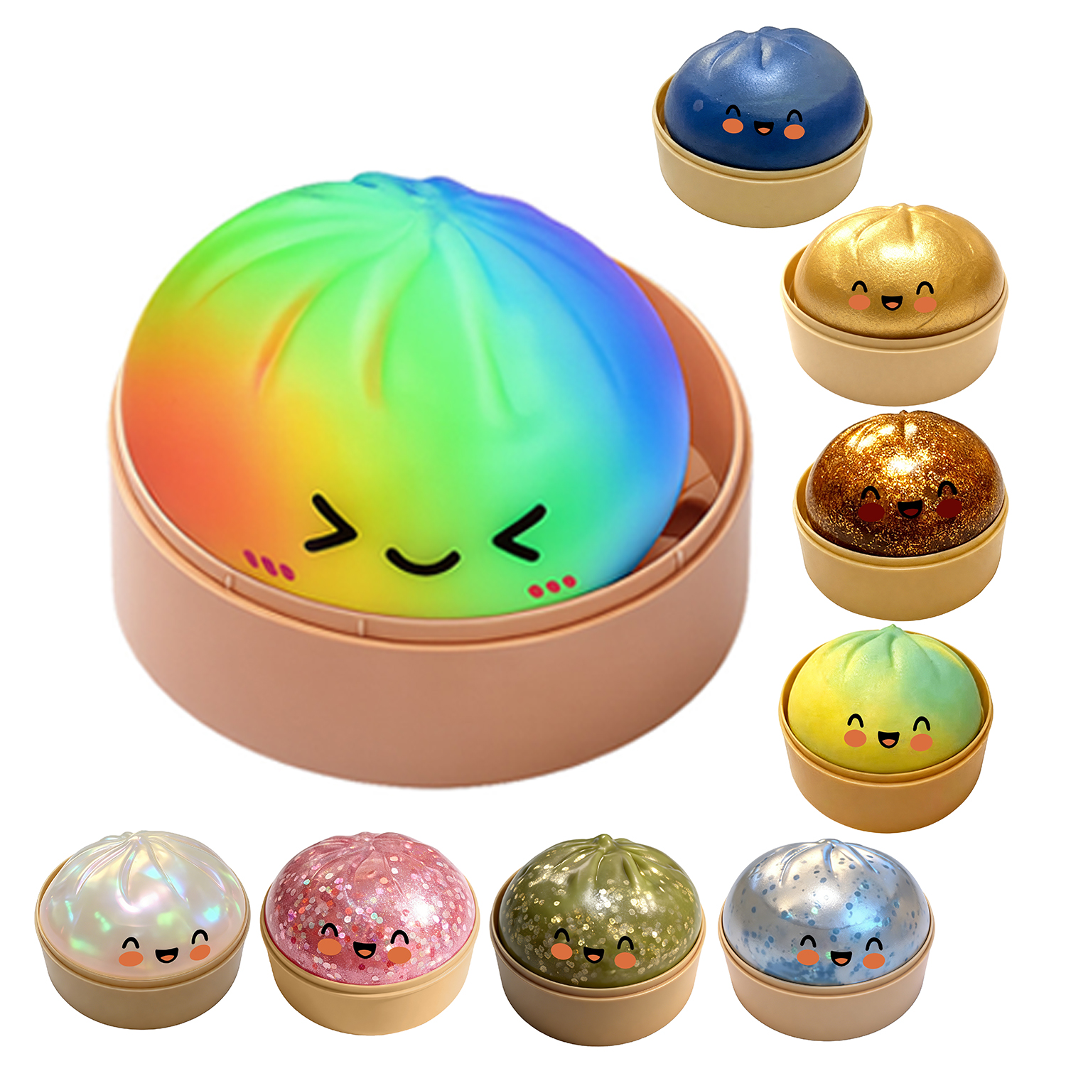 thumbnail video image 2 of Axolotl Stress Ball, Soft TPR Slow Rising Squeeze Toys, Cute Axolotl Fidget Toys for Stress Relief, Anxiety Calming Sensory Toys for Ki+ds Adults, 2 of 11