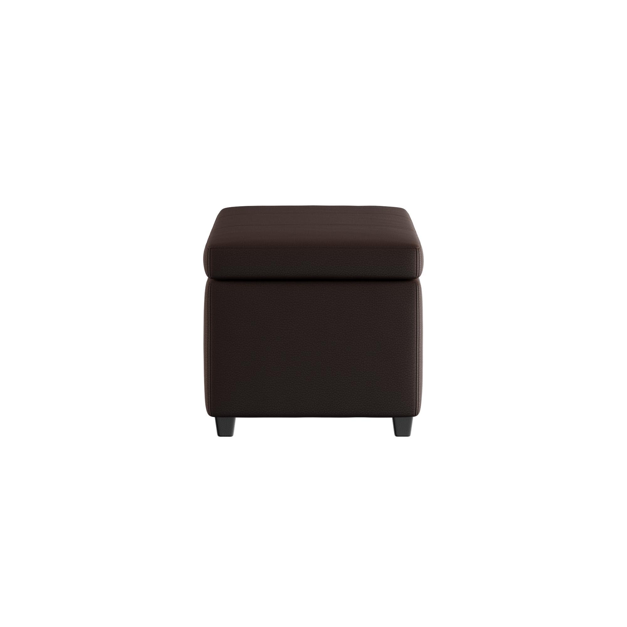 Baxton Studio Dennehy Dark Brown Modern Ottoman Walmart