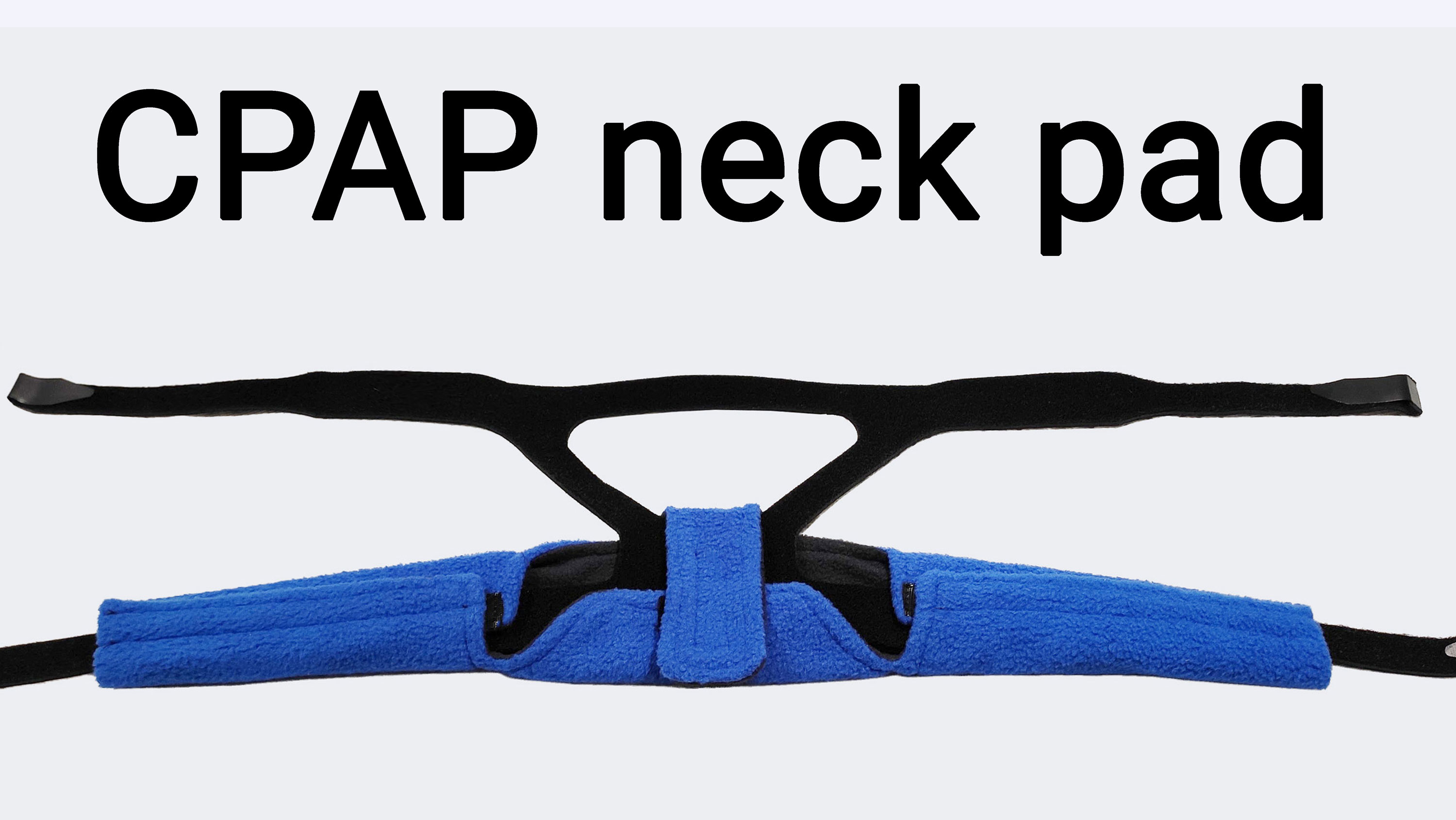 thumbnail video image 2 of Aveen CPAP neck pad for CPAP headgear straps, CPAP covers, CPAP comfort neck pad., 2 of 8