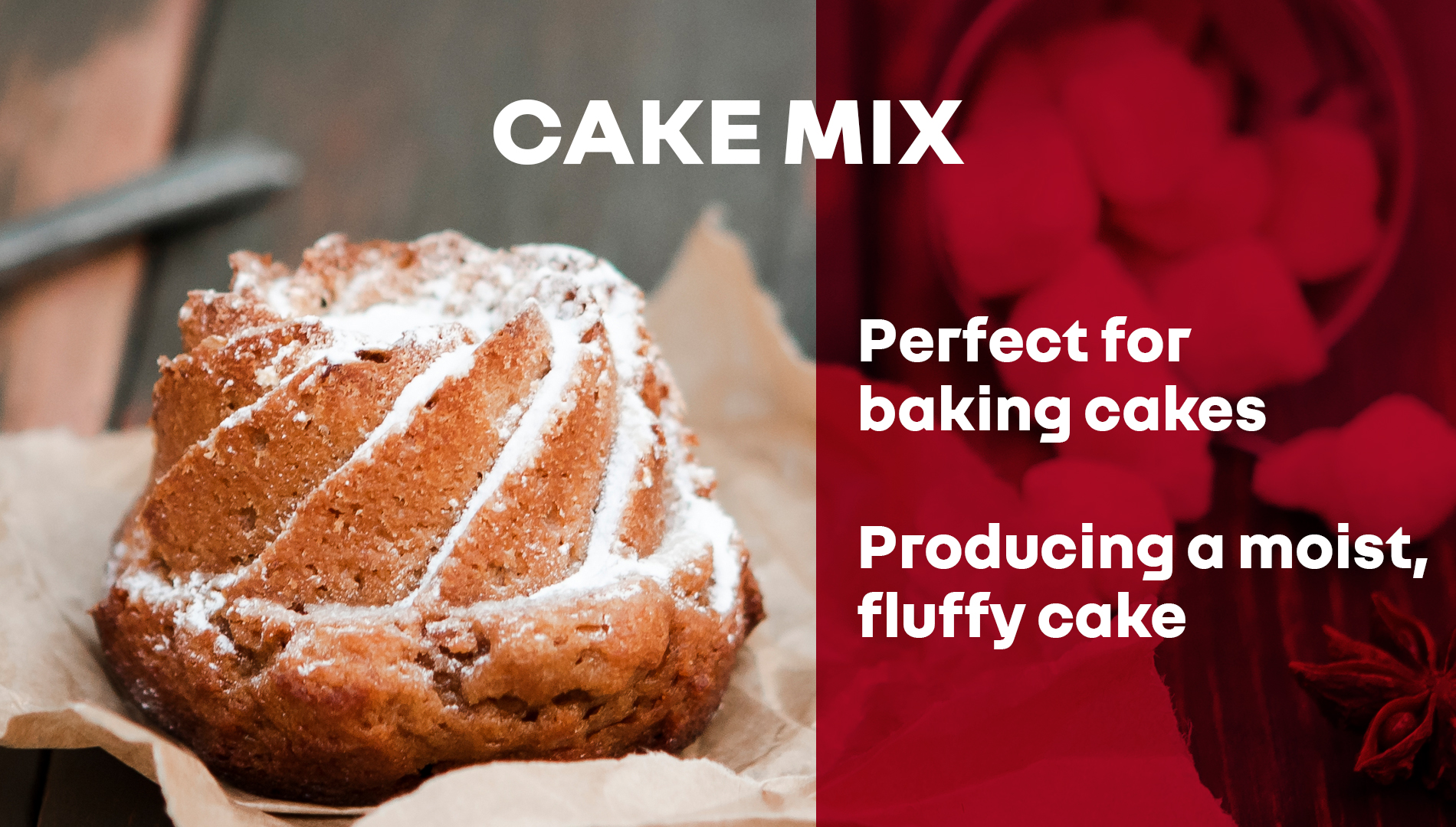 thumbnail video image 2 of Vanilla Cake Mix 1 lb., 2 of 6