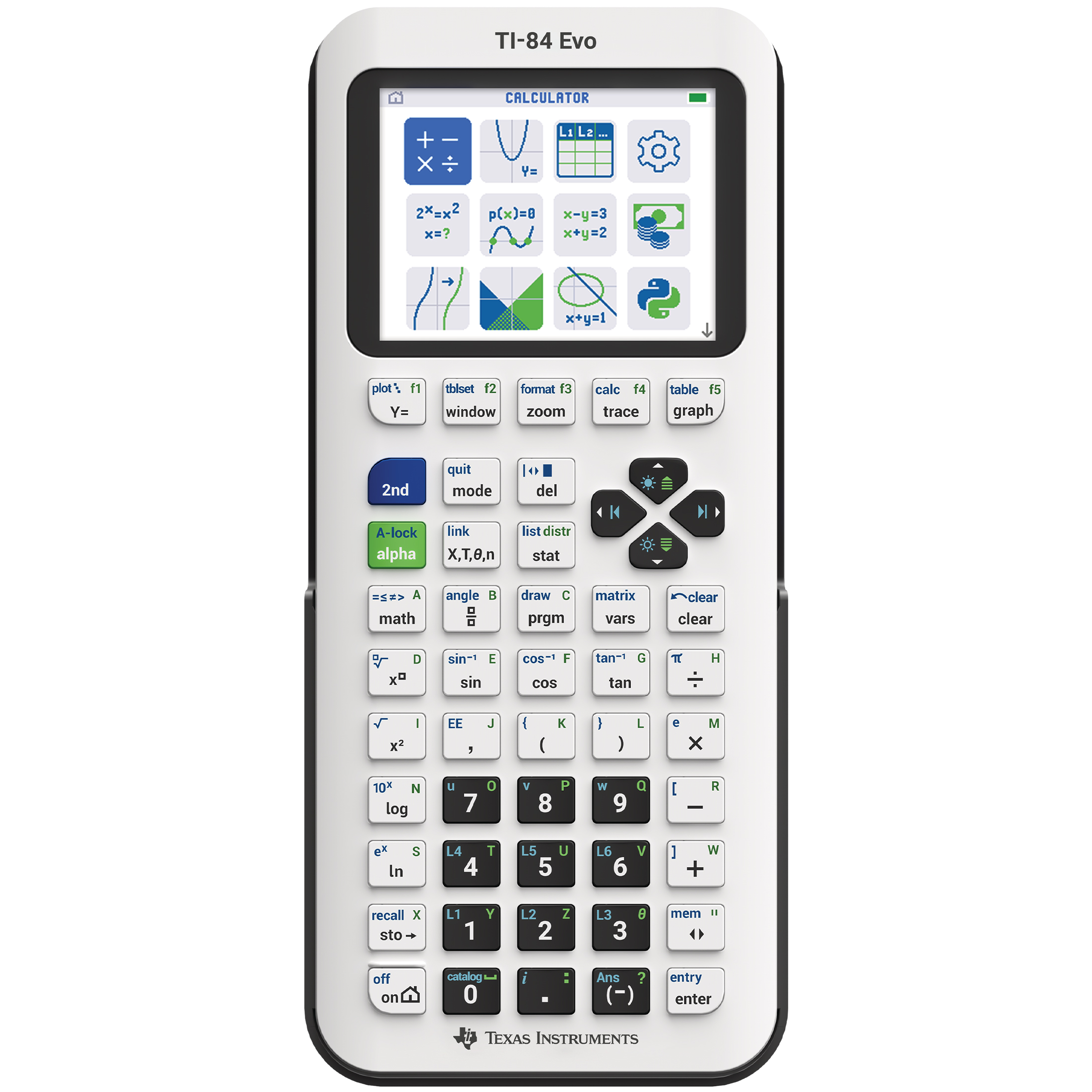 thumbnail video image 2 of TI-84 Evo Graphing Calculator with Python for College, High School, and Middle School Students, 2 of 10