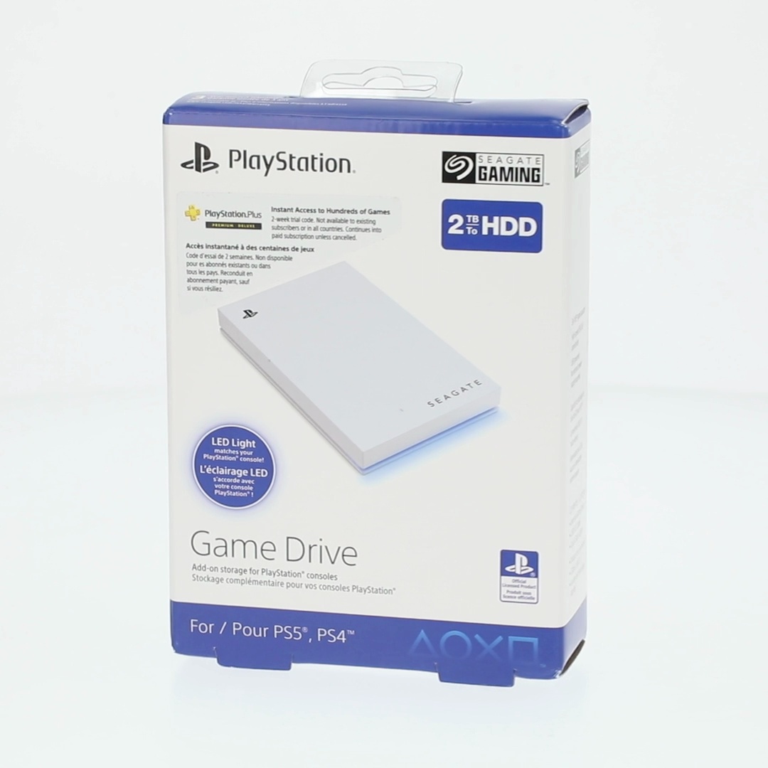 Seagate 2TB PS5 Game Drive - External USB 3.0 Portable HDD Storage