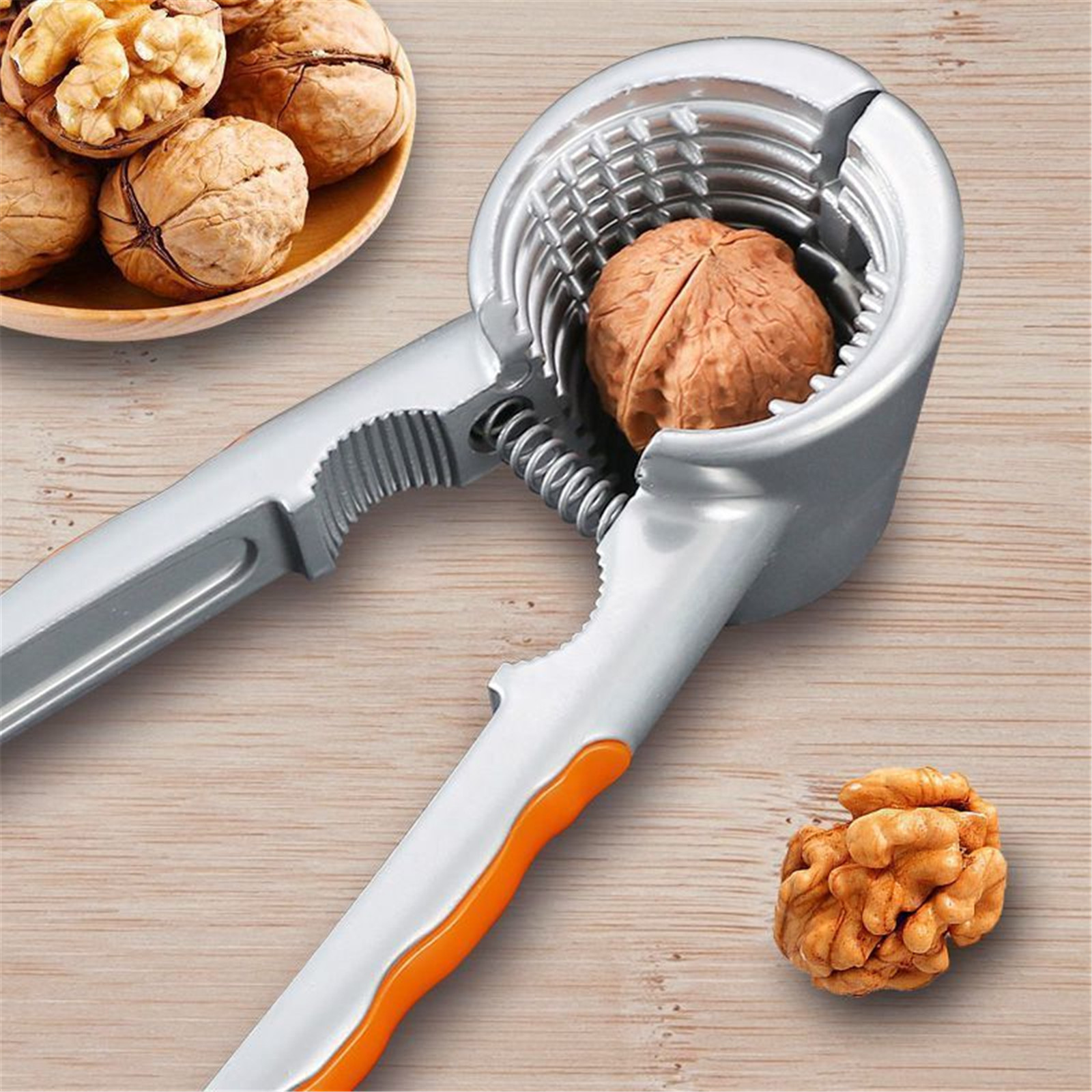 thumbnail video image 2 of Nut Crackers Nutcracker for Walnuts,Tool for Nuts,Nut Cracker Kitchen Tool,Funnel Walnut Pliers,Sturdy Nutcrackers Opener Tool Walnuts Pecan Nut,Hazelnuts,Brazil Nuts Or Other Nuts, 2 of 12
