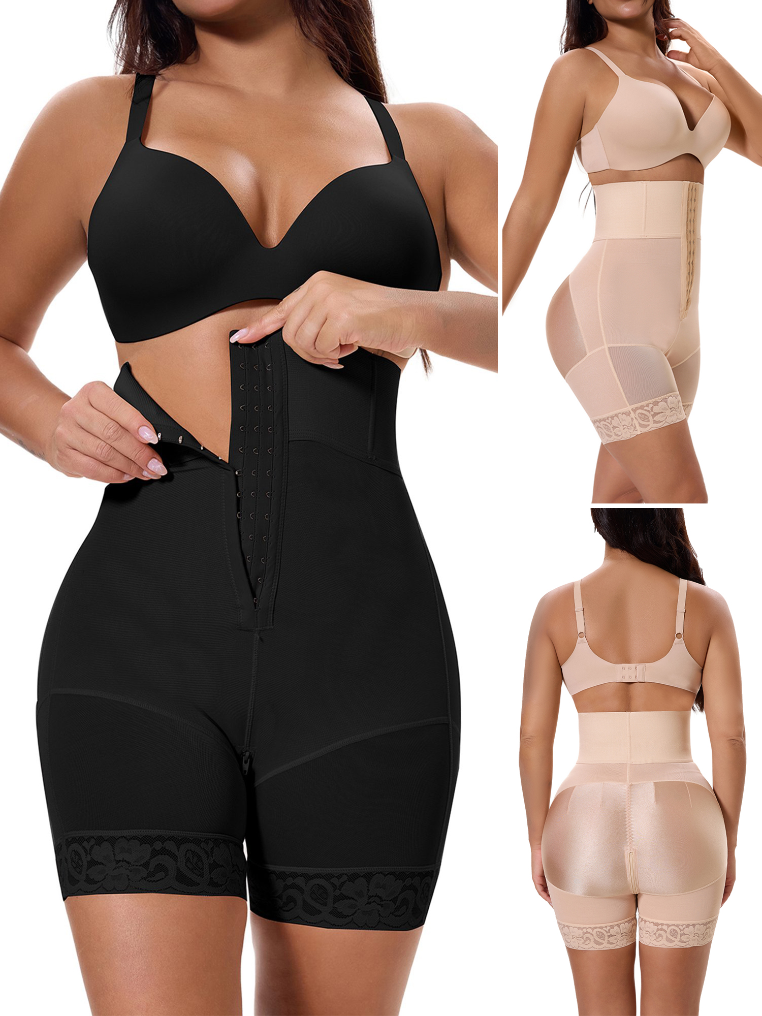 thumbnail video image 2 of LEZSHOOU Women's High Waist Tummy Control Butt Lifter Shapewear & Panties, 2 of 7