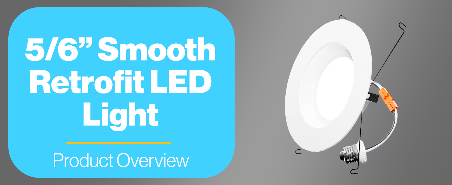 Sunco 12 Pack 6 Inch Retrofit LED Recessed Lighting Can Downlight, 13W ...