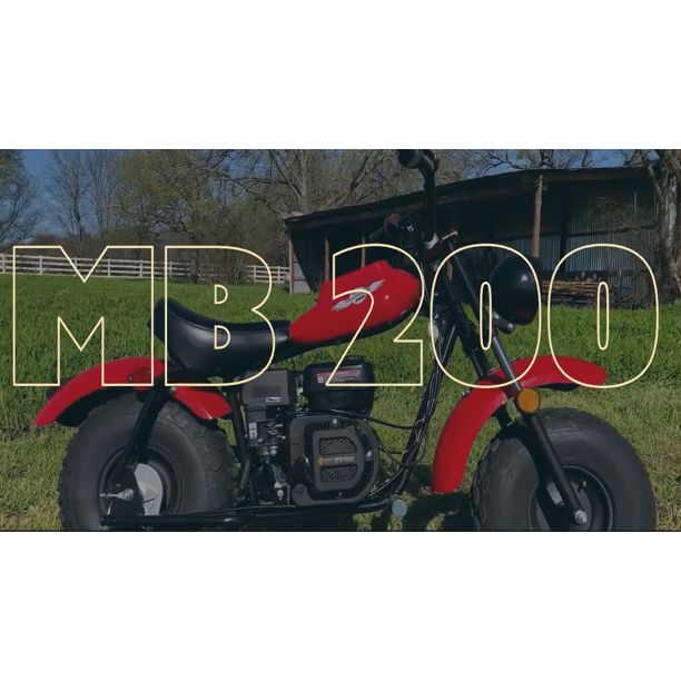 Massimo MB200 Warrior Mini Bike Replacement Seat - MB200-195 Black Premium Comfort Seat Upgrade