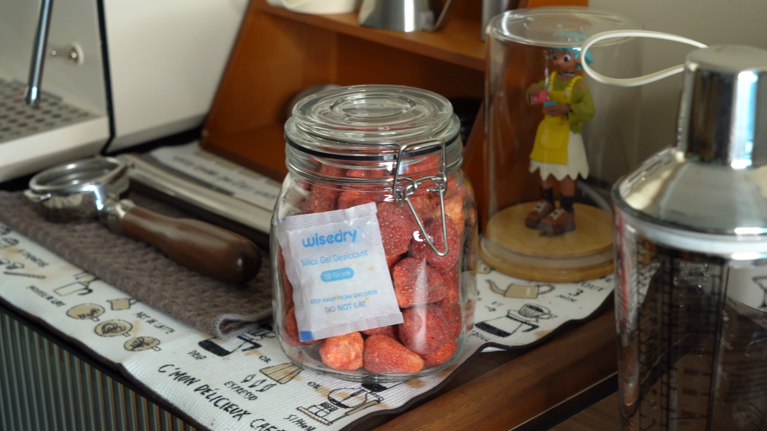 thumbnail video image 2 of wisedry 5 Gram [60 Packs] Silica Gel Packets Rechargeable Desiccant Pouches with Color Indicating Beads Reusable Moisture Absorbers Bags for Gun Safes Closet Tools Storage Food Grade, 2 of 11