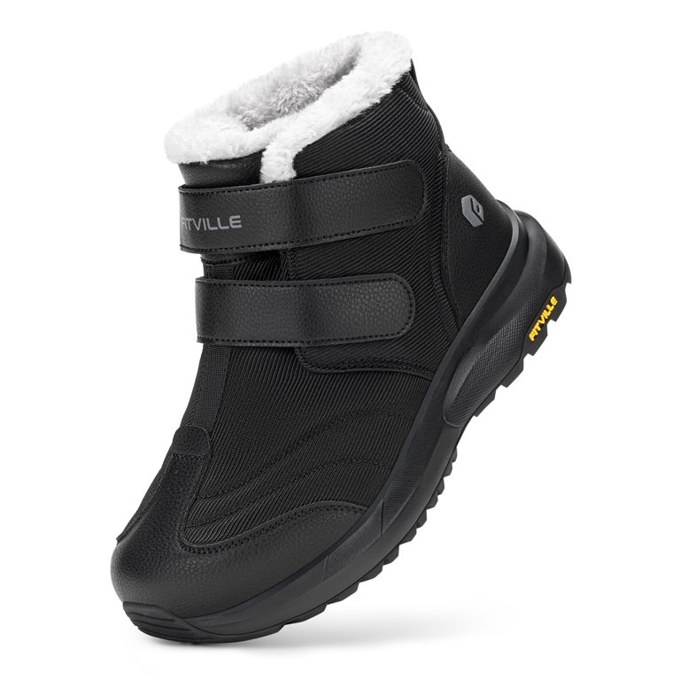 FitVille Wide Mens Winter Snow Boots Outdoor Insulated  display picture 1