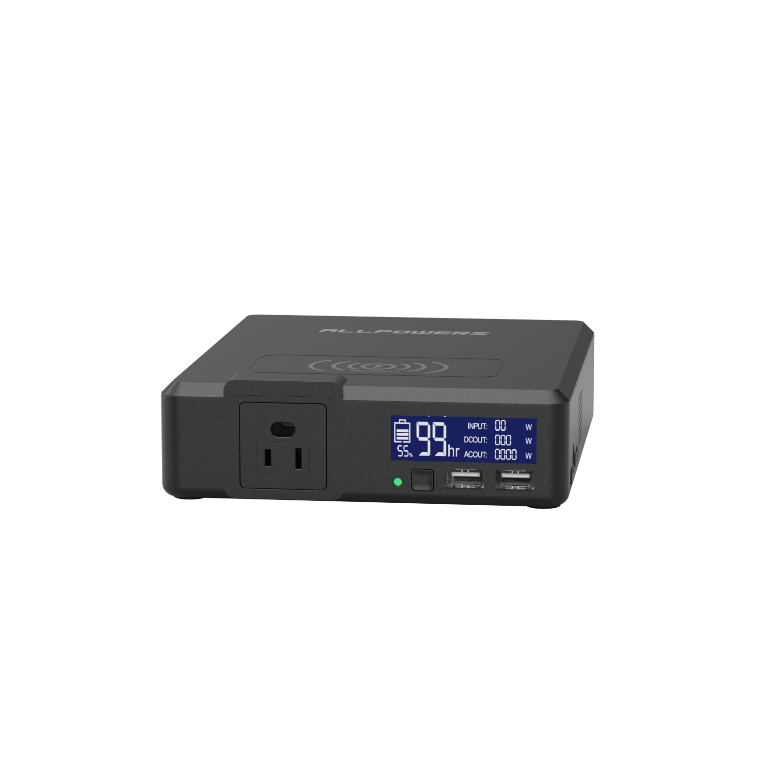 ALLPOWERS 200W 154Wh Portable Power Station, Wireless Charging