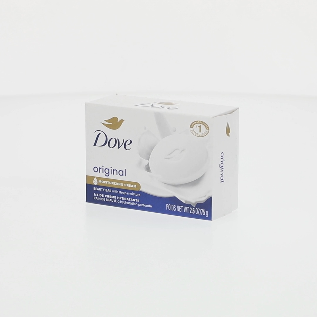 2 pack) Dove Beauty Bar Soap for Women Original with 1/4